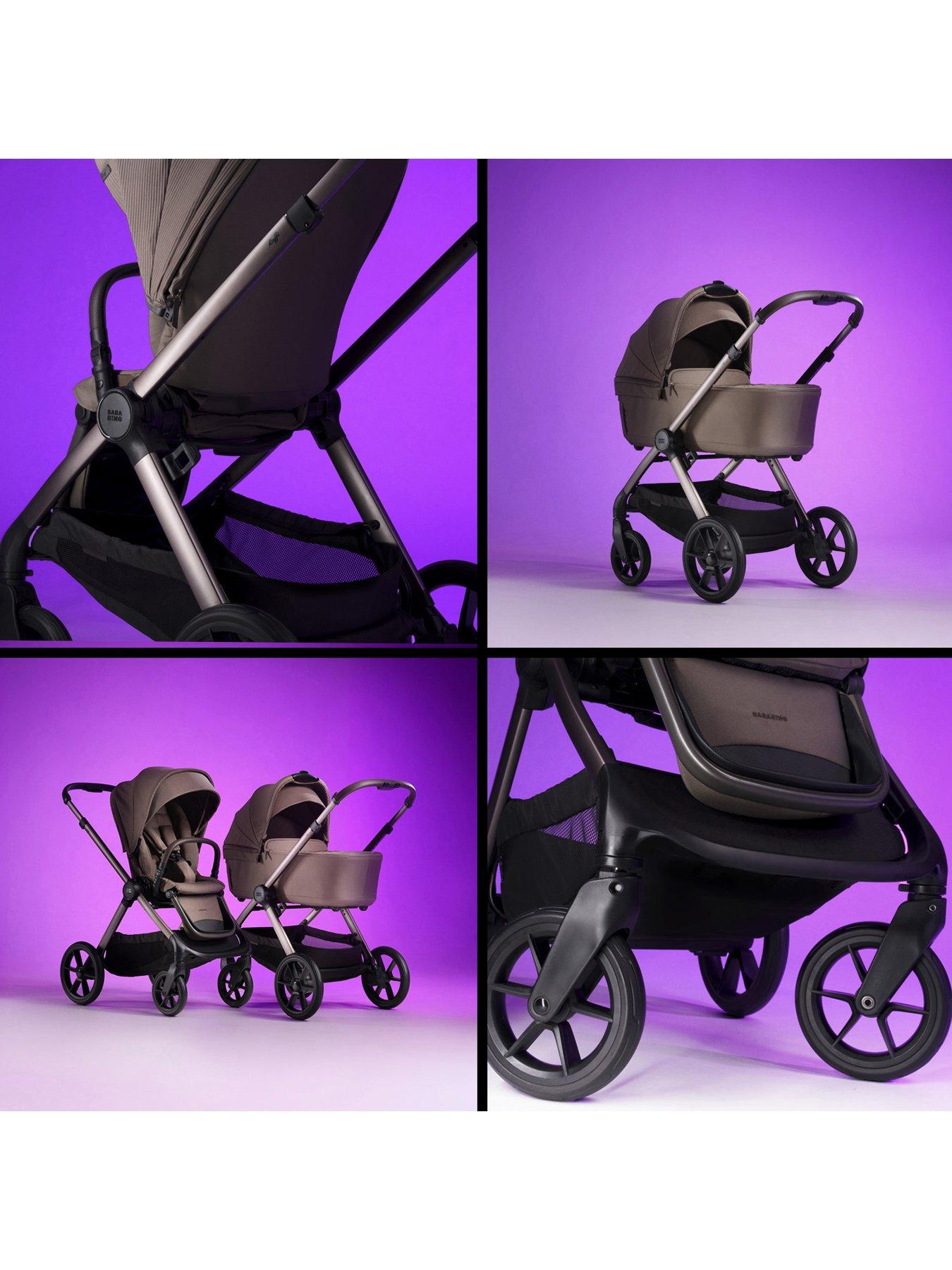 Image 3 of 8 of BabaBing! 18 Piece Raffi MKII Travel, Home &amp; Feeding Bundle with Spin Car Seat &amp; Isofix base - Mink