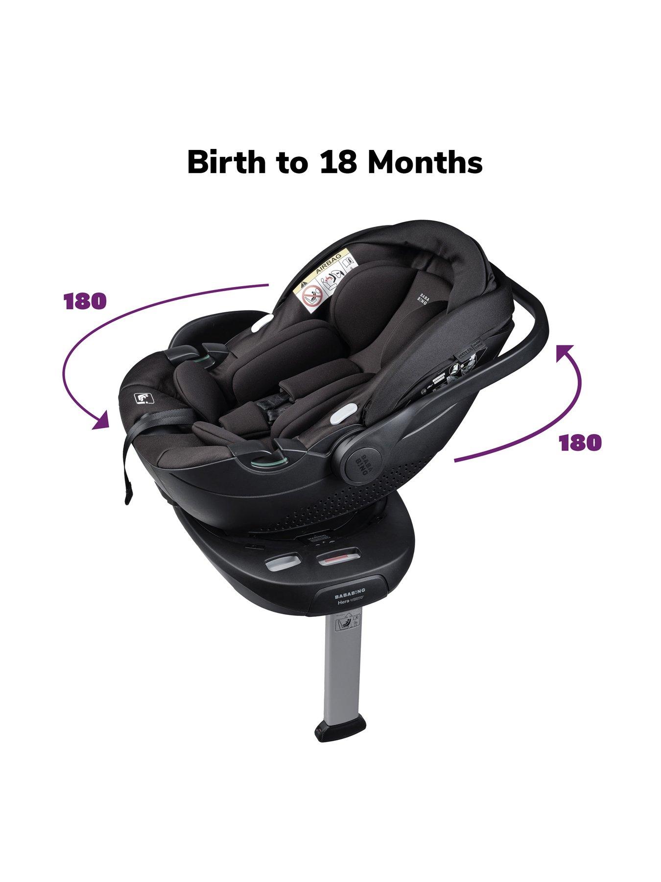 Image 4 of 8 of BabaBing! 18 Piece Raffi MKII Travel, Home &amp; Feeding Bundle with Spin Car Seat &amp; Isofix base - Mink
