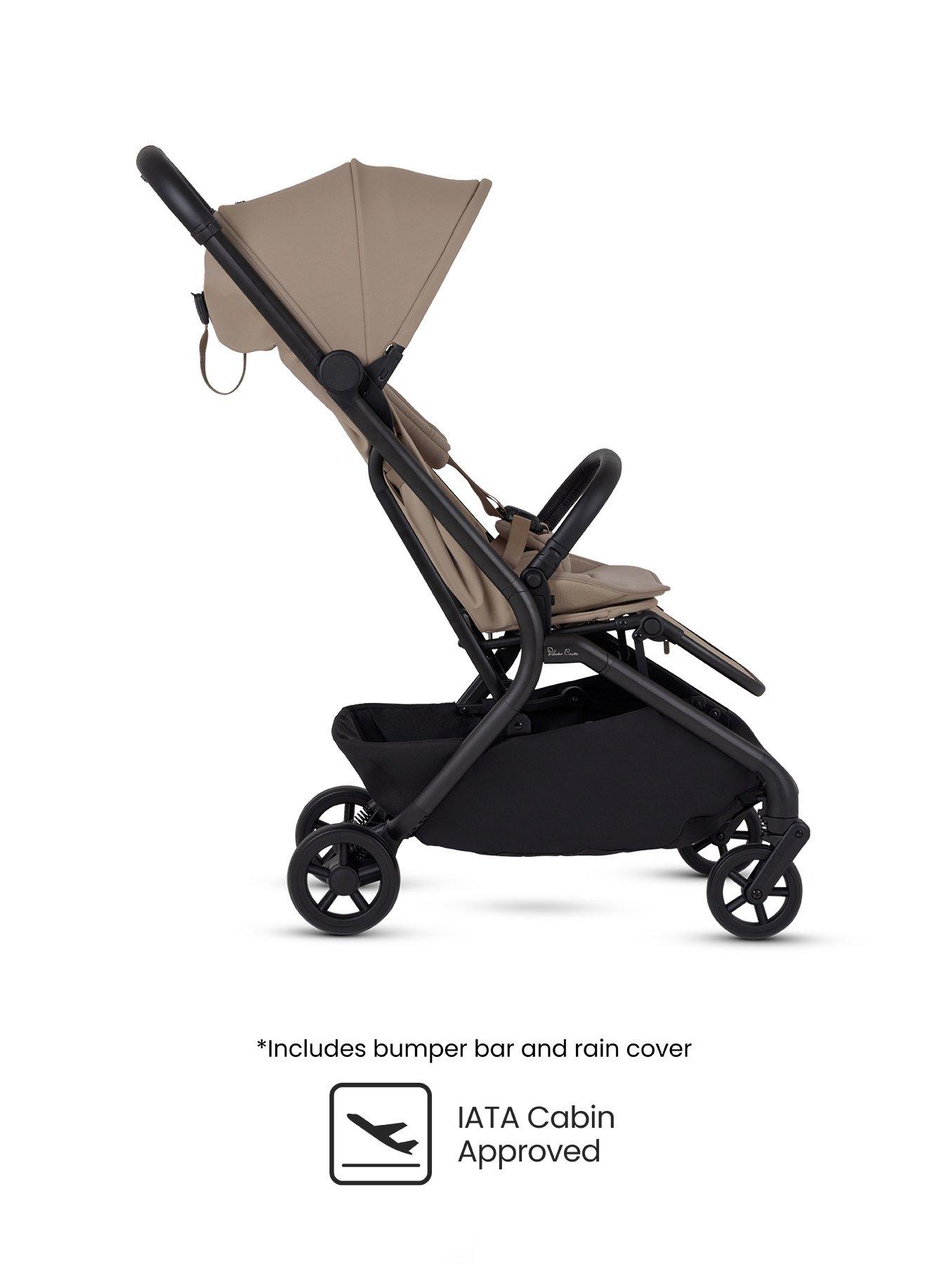 Image 2 of 7 of Silver Cross Nia Compact Travel Stroller - Champagne