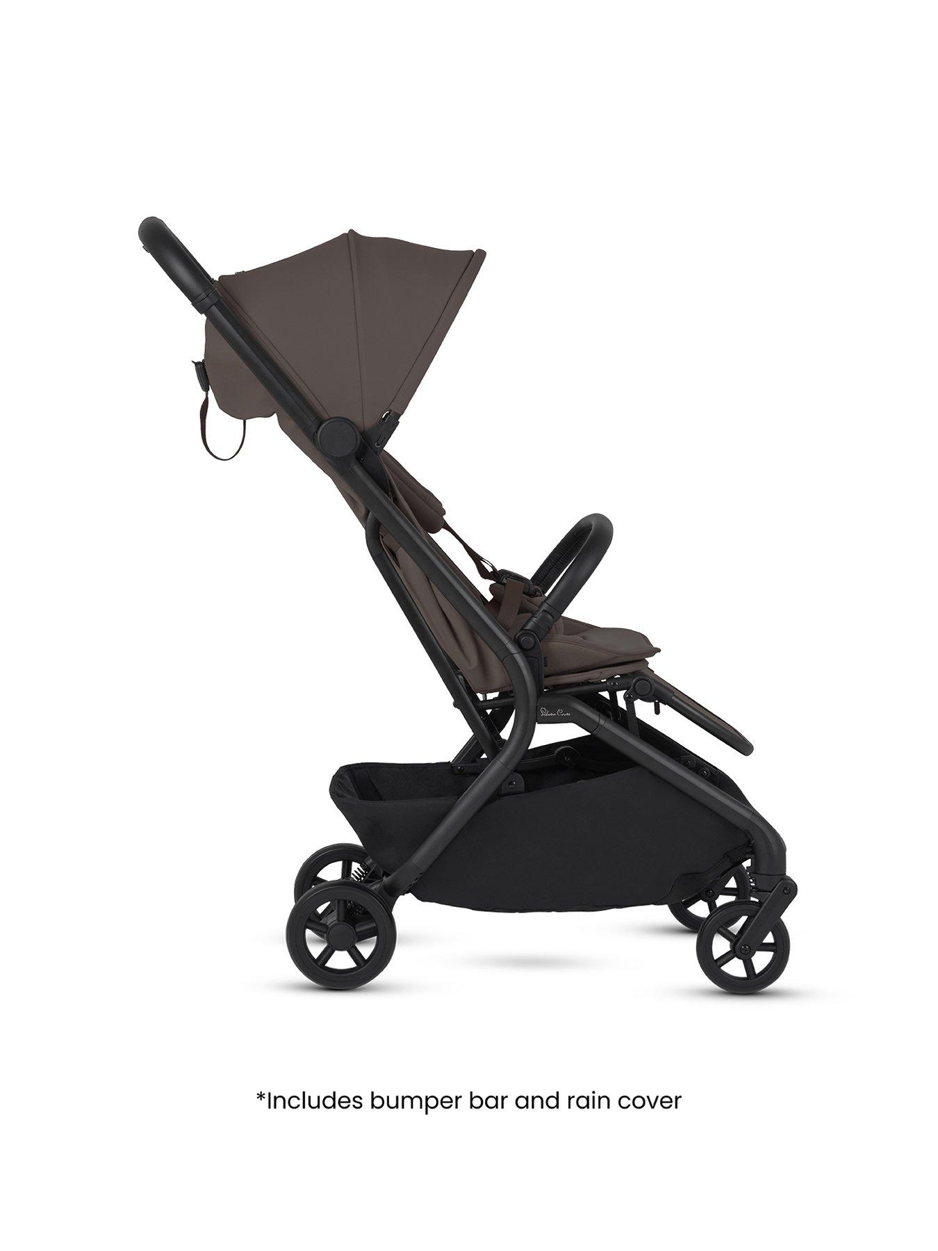 Image 2 of 8 of Silver Cross Nia Compact Travel Stroller - Chocolate