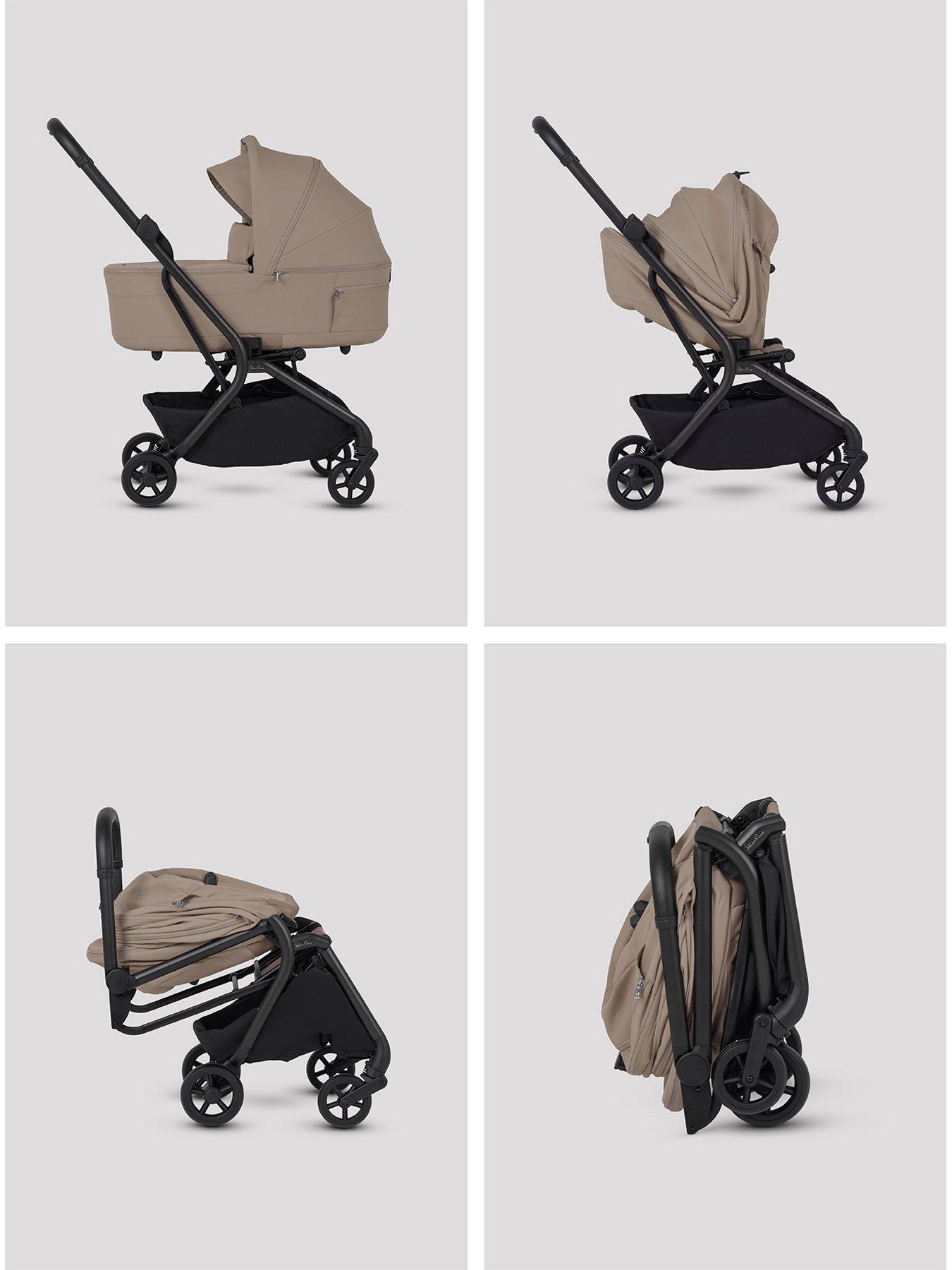 Image 3 of 8 of Silver Cross Nia Compact Travel Stroller with Carry cot - Champagne