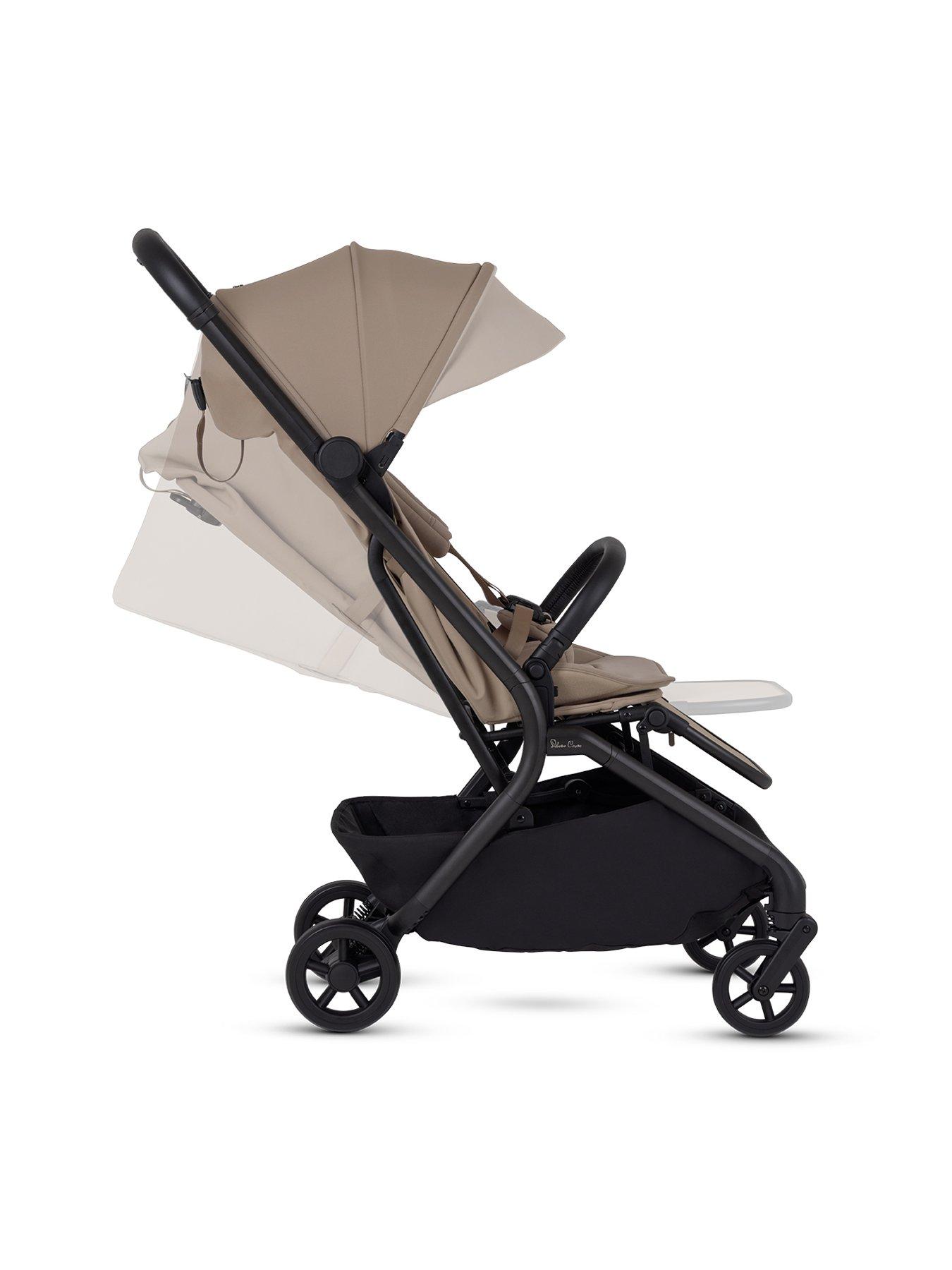 Image 5 of 8 of Silver Cross Nia Compact Travel Stroller with Carry cot - Champagne