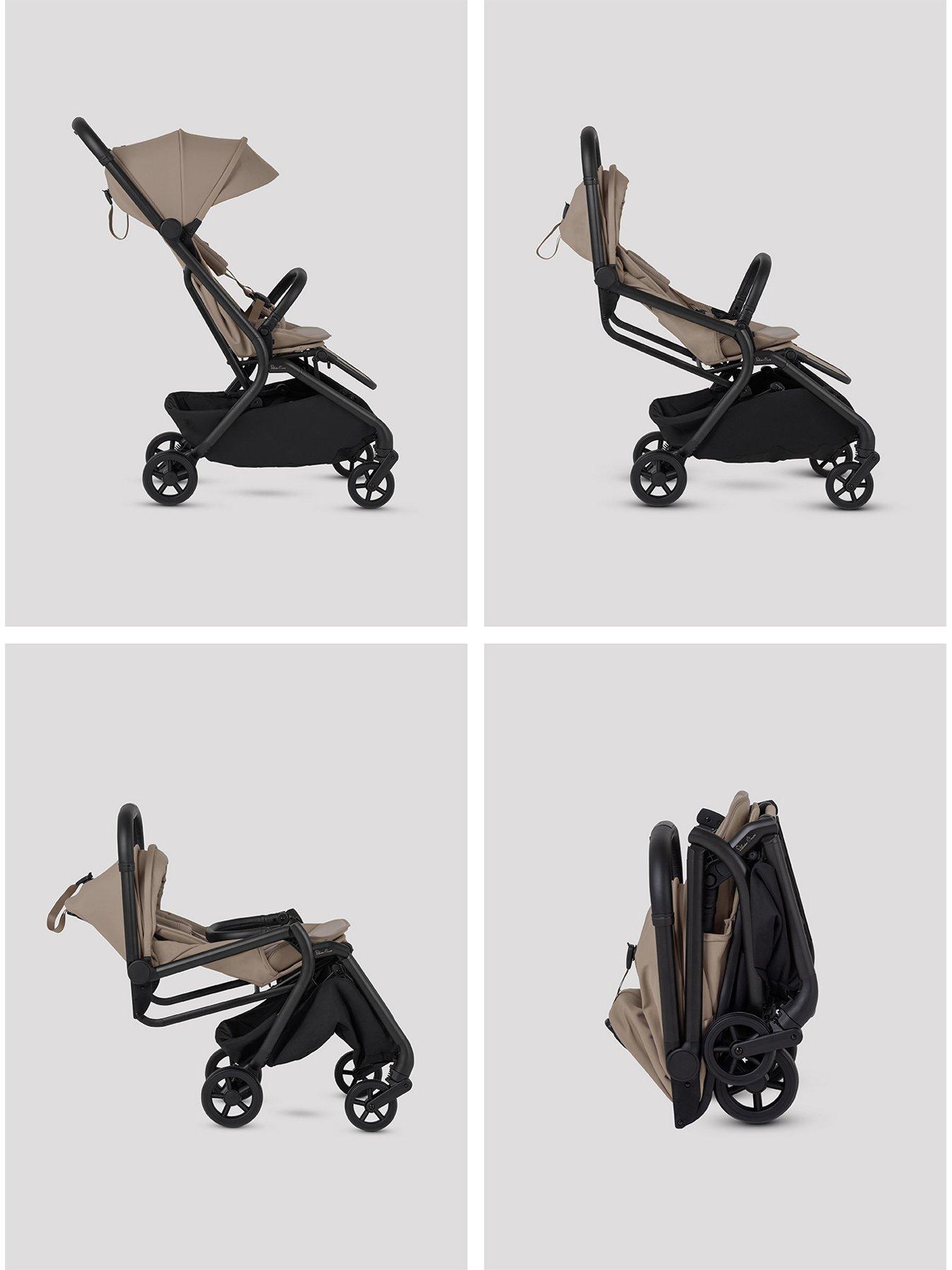 Image 6 of 8 of Silver Cross Nia Compact Travel Stroller with Carry cot - Champagne
