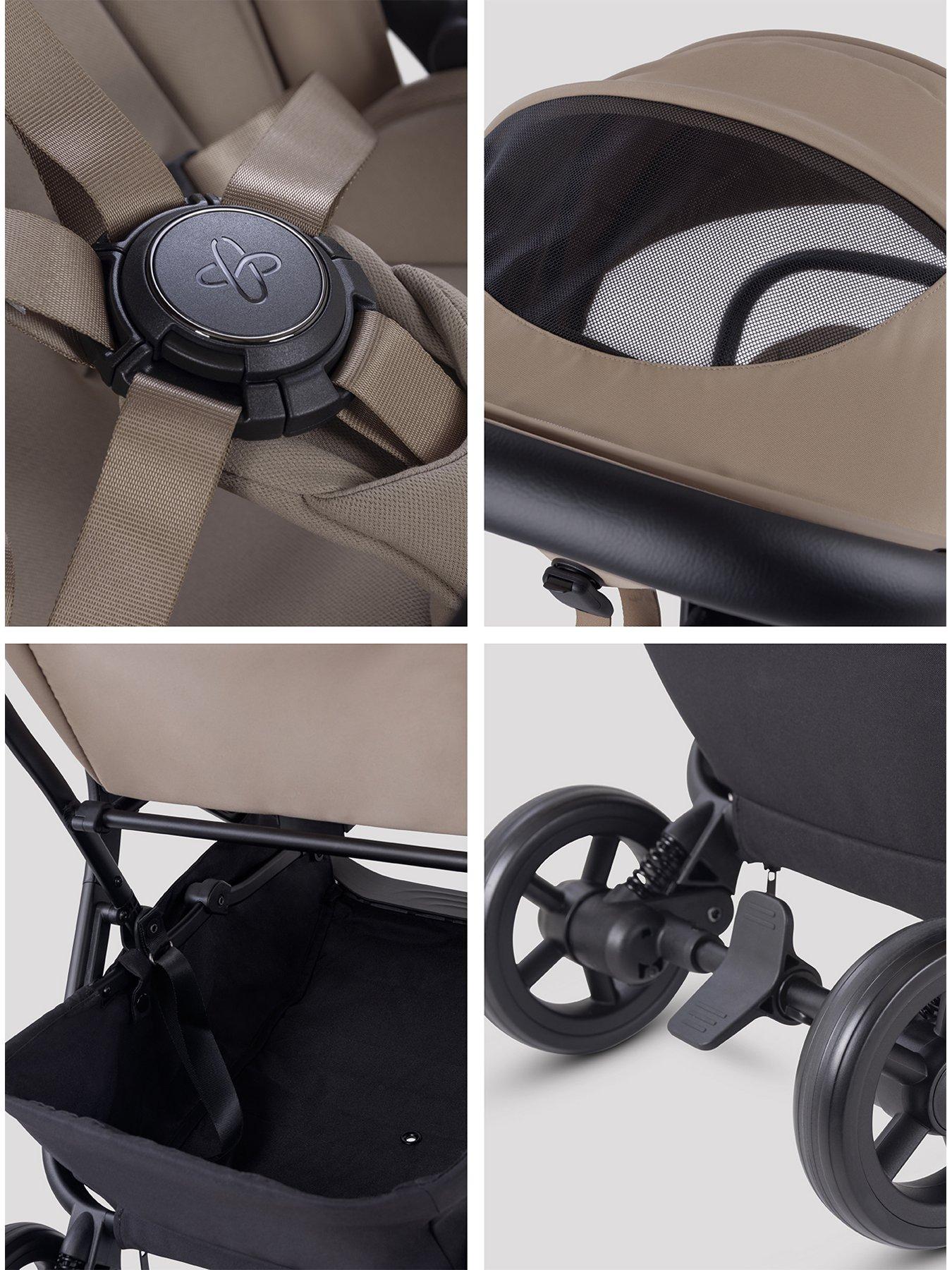 Image 7 of 8 of Silver Cross Nia Compact Travel Stroller with Carry cot - Champagne