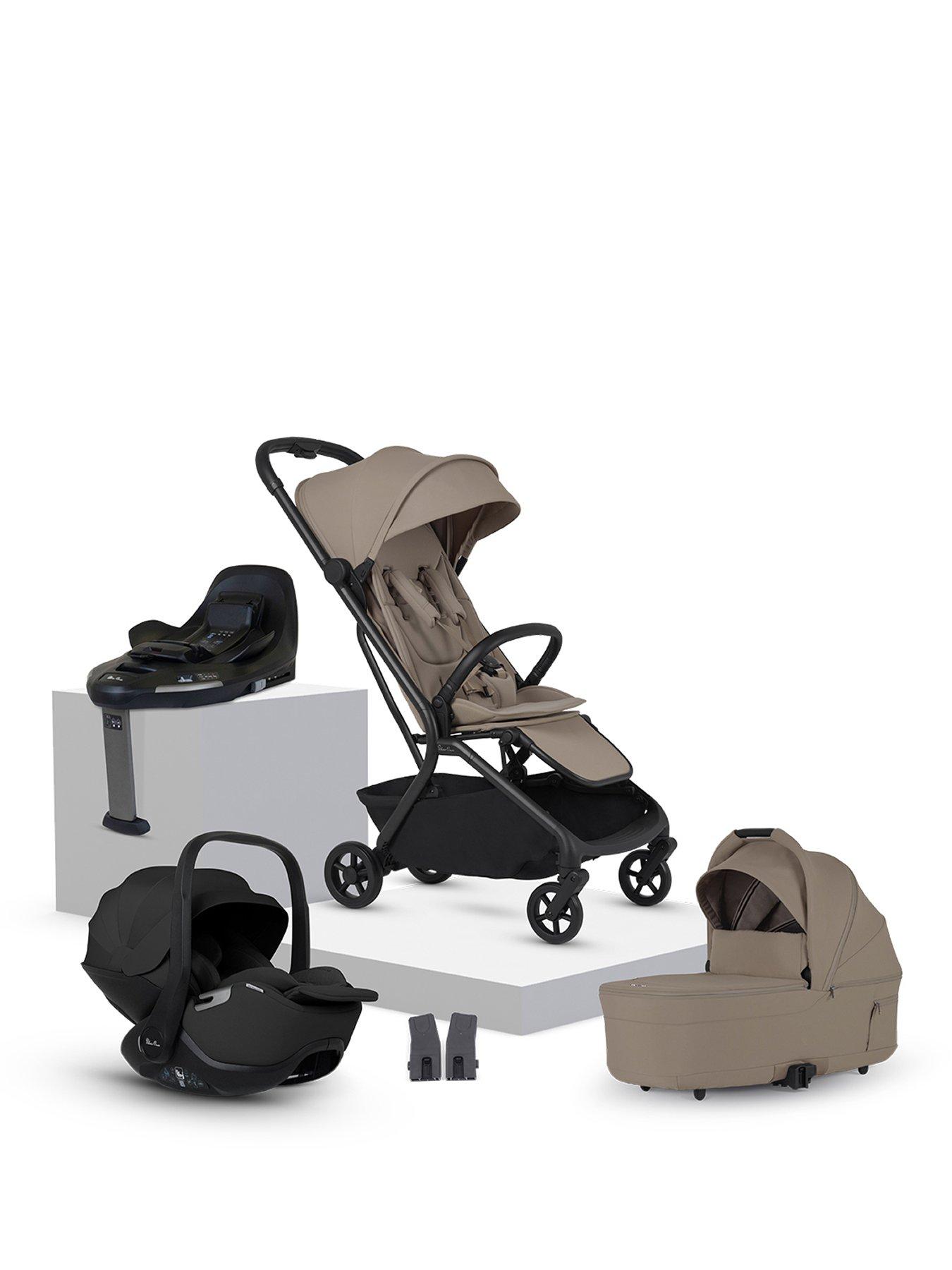 Image 1 of 8 of Silver Cross Nia Compact Travel System - Champagne