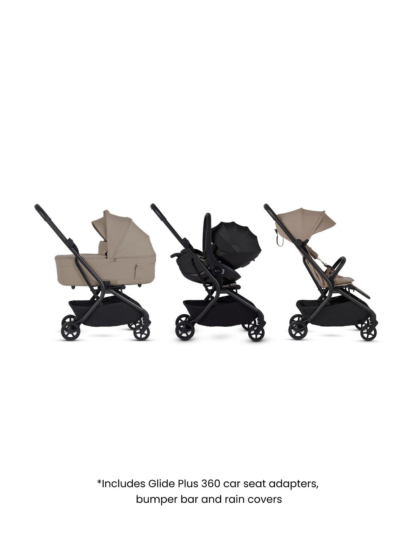 Image 6 of 8 of Silver Cross Nia Compact Travel System - Champagne