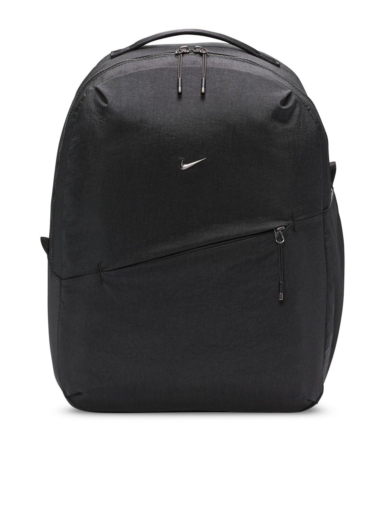 Nike Unisex Aura Backpack 24L, Black/Black/Gunmetal, Size S/M, Men