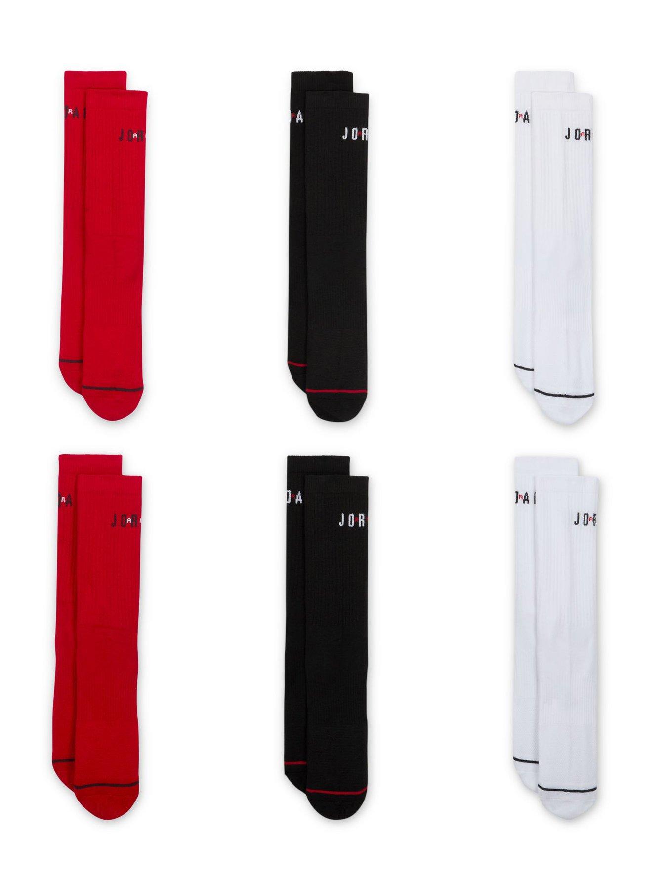 Image 2 of 4 of Jordan Unisex Everyday Crew Socks 6 Pack - Multi