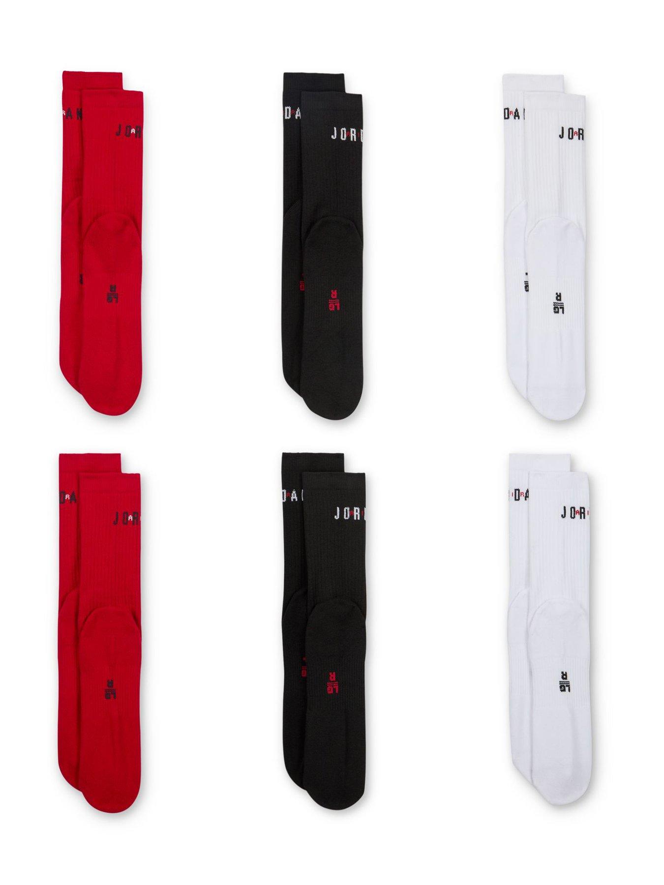 Image 3 of 4 of Jordan Unisex Everyday Crew Socks 6 Pack - Multi
