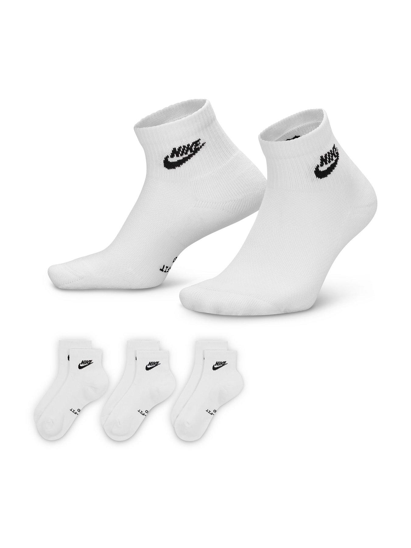 Image 1 of 4 of Nike Unisex Everyday Elevated Futura Ankle Socks 3 Pack - Multi