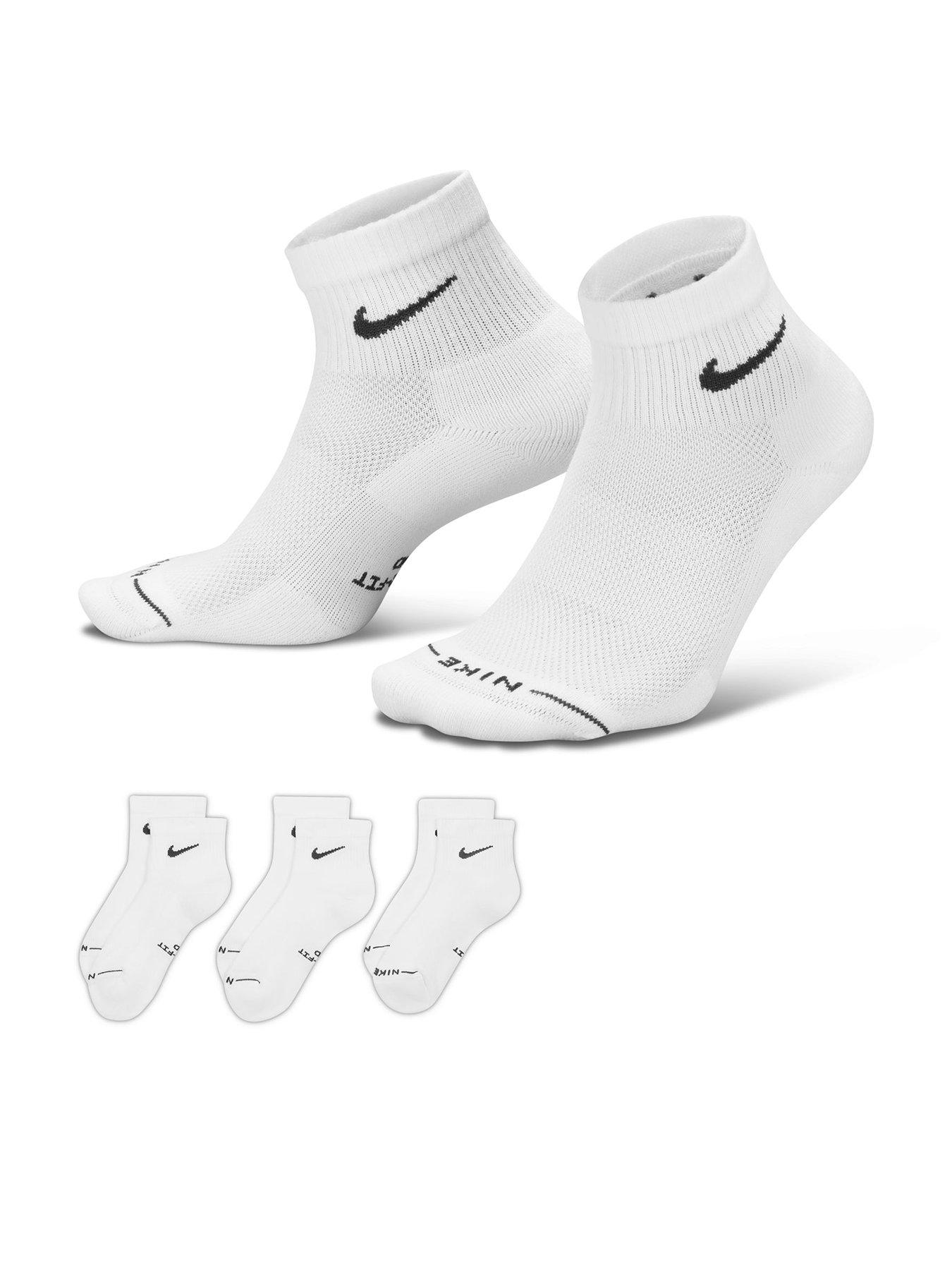 Nike Unisex Everyday Elevated Ankle Socks 3 Pack