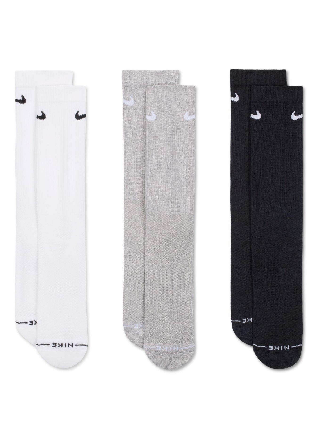 Image 2 of 4 of Nike Unisex Everyday Elevated Crew Socks 3 Pack - Multi