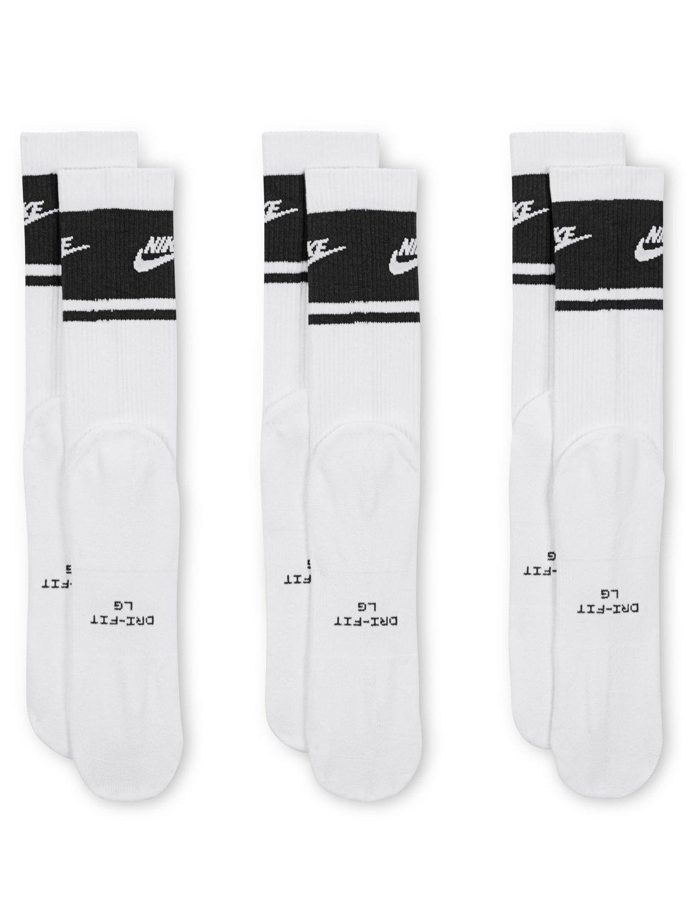 Image 2 of 4 of Nike Unisex Everyday Elevated Crew Socks 3 Pack - Multi