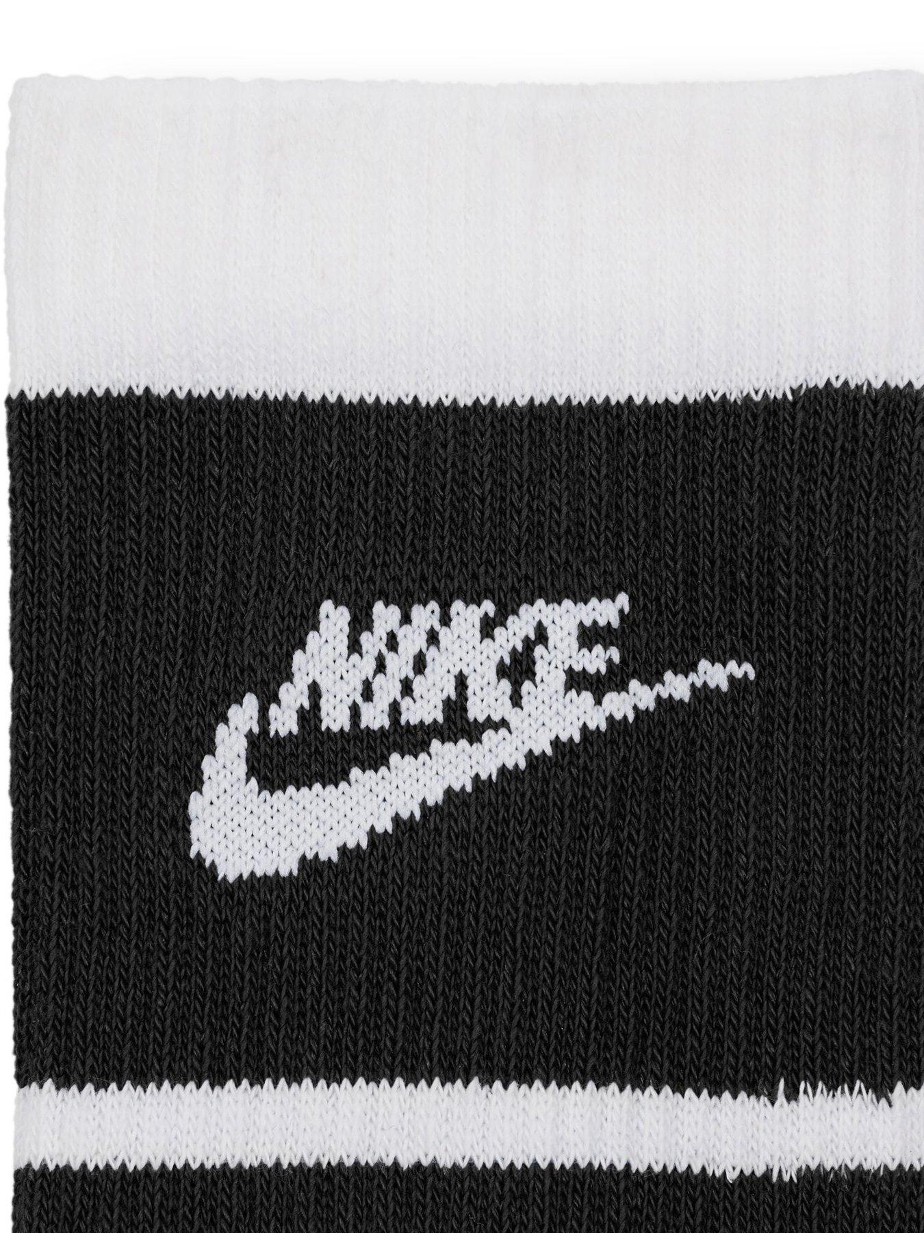 Image 4 of 4 of Nike Unisex Everyday Elevated Crew Socks 3 Pack - Multi