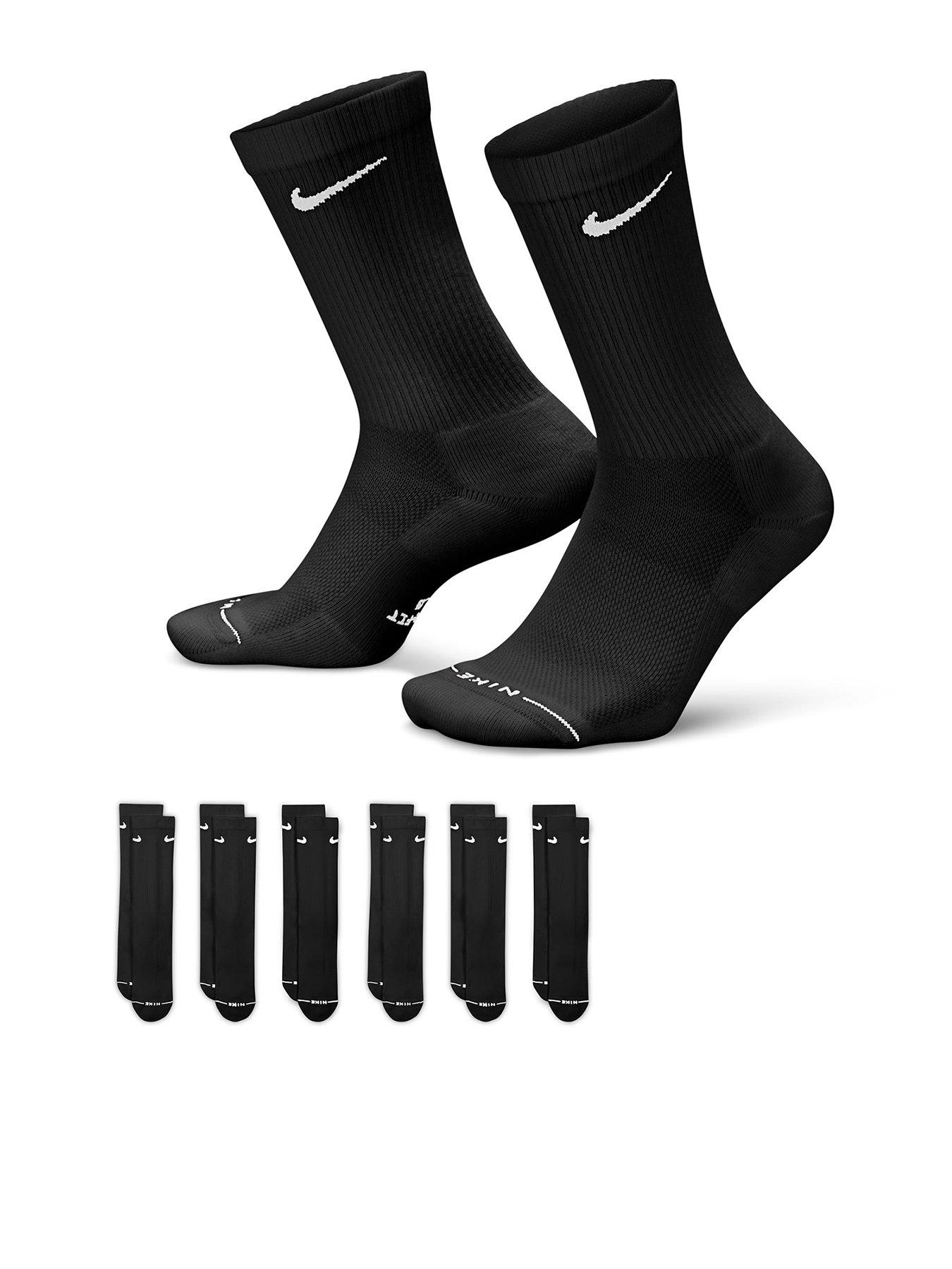 Image 1 of 4 of Nike Unisex Everyday Elevated Crew Socks 6 Pack - Multi