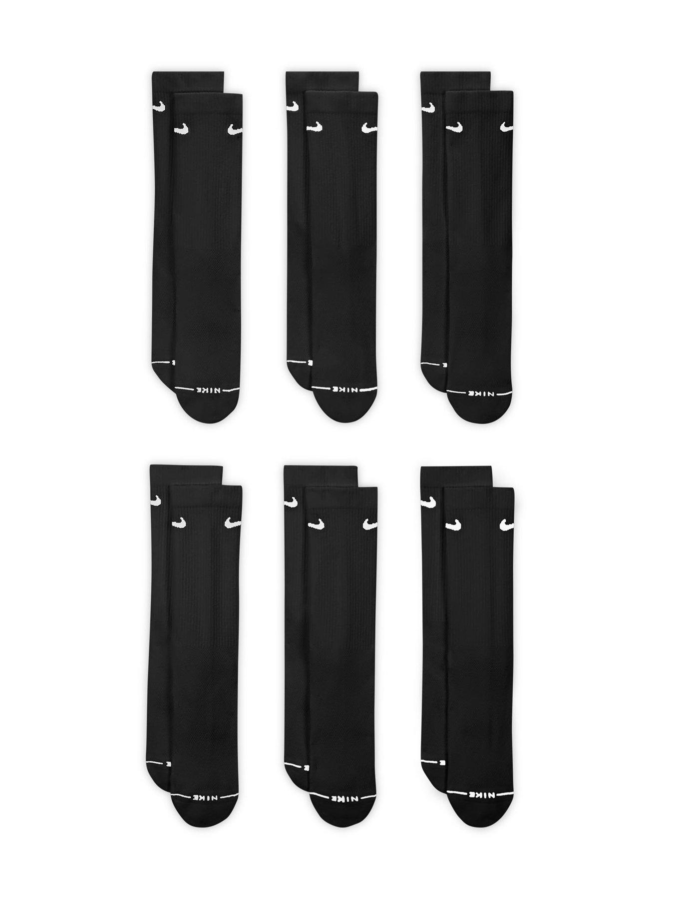 Image 2 of 4 of Nike Unisex Everyday Elevated Crew Socks 6 Pack - Multi