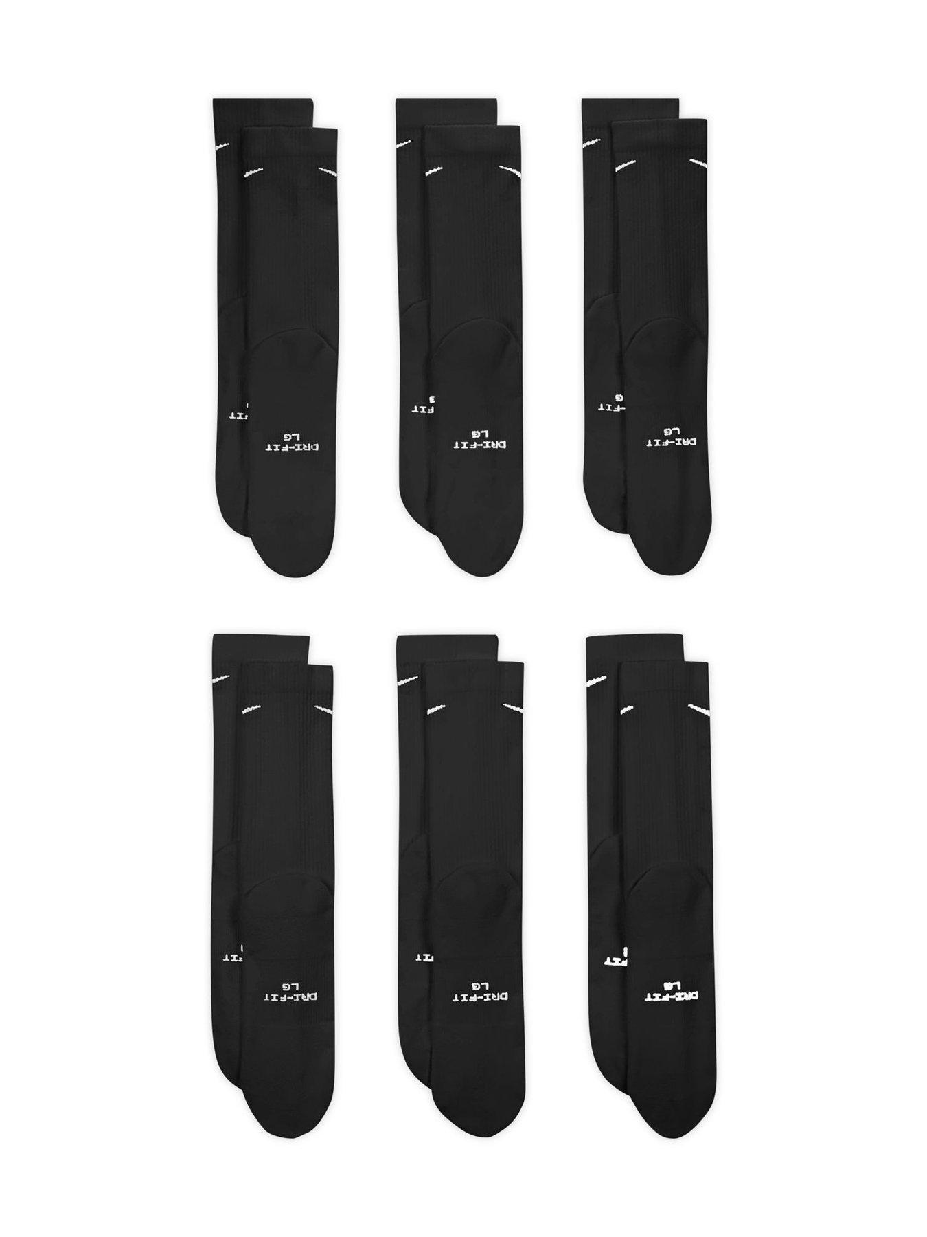 Image 3 of 4 of Nike Unisex Everyday Elevated Crew Socks 6 Pack - Multi