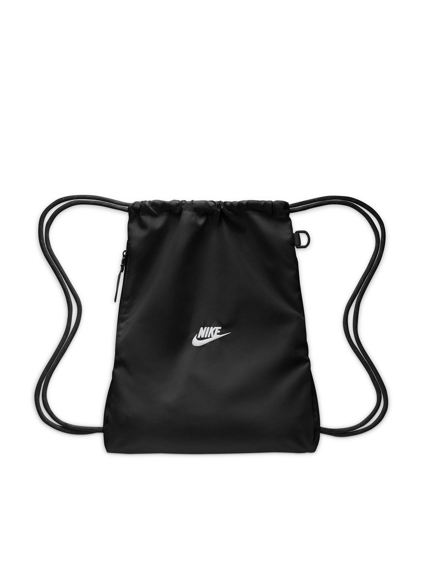 Image 1 of 6 of Nike Unisex Heritage Drawstring Bag 2.0 - Black