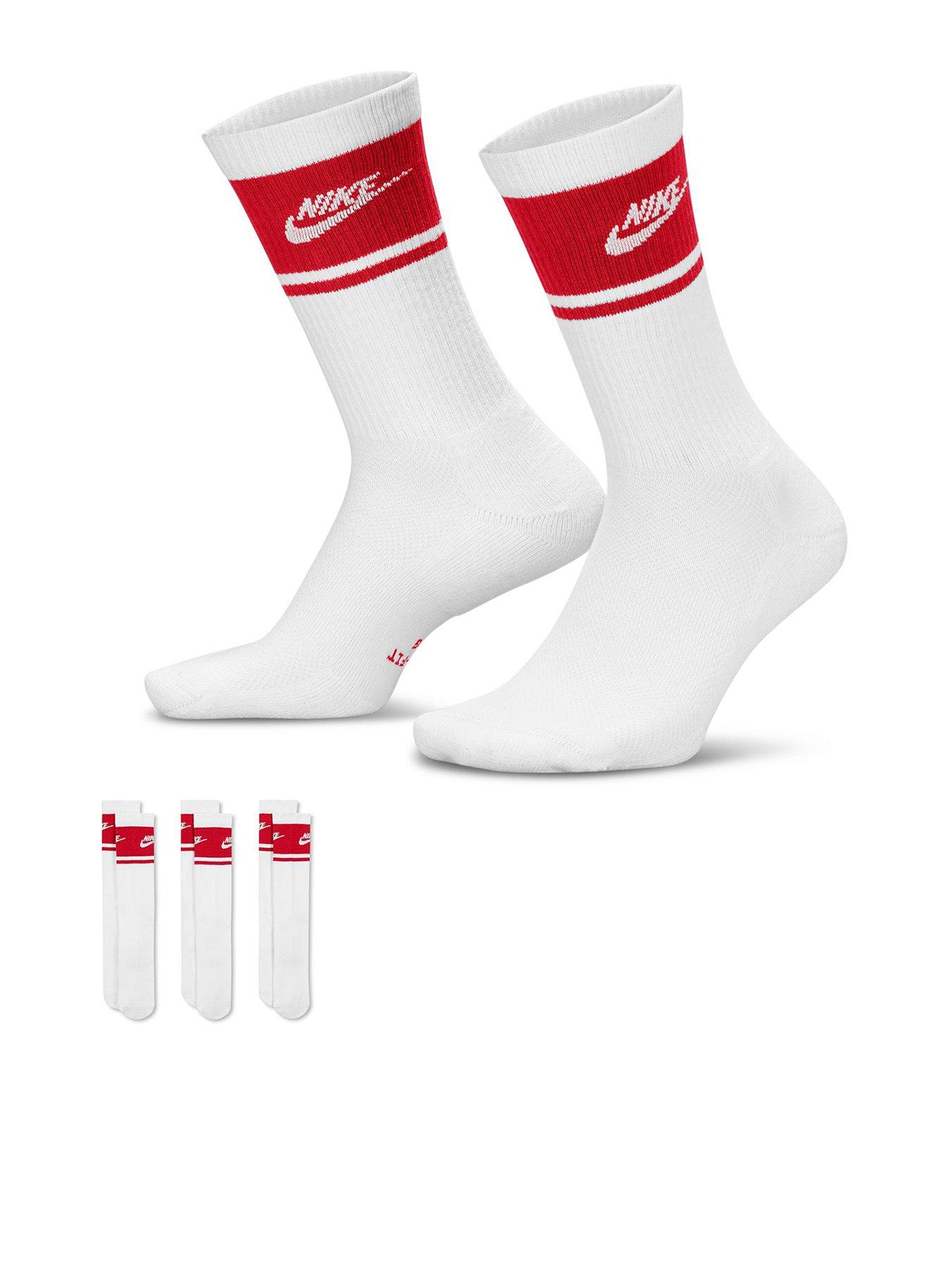 Nike Unisex Everyday Elevated Crew Socks 3 Pack - Multi