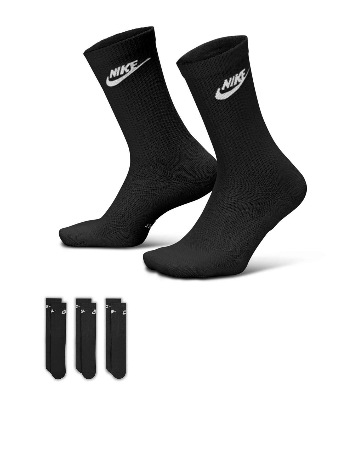 Image 1 of 4 of Nike Unisex Everyday Elevated Futura Crew Socks 3 Pack - Multi