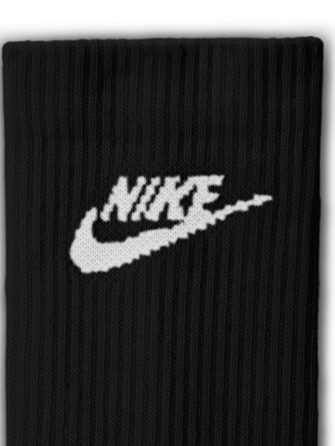 Image 4 of 4 of Nike Unisex Everyday Elevated Futura Crew Socks 3 Pack - Multi