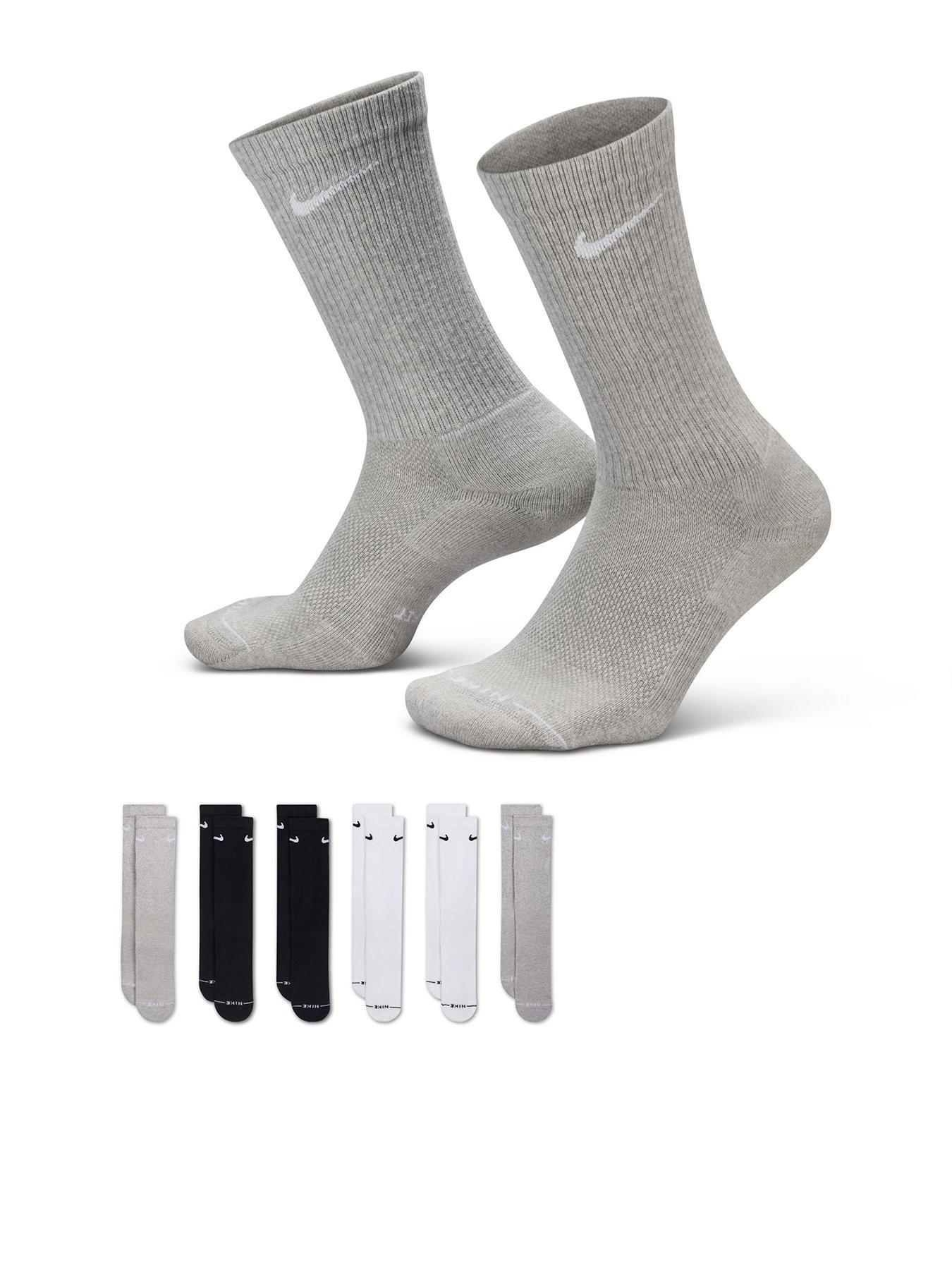 Nike Unisex Everyday Elevated Crew Socks 6 Pack