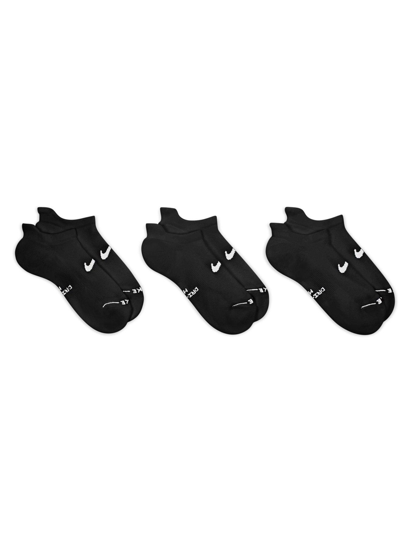 Image 3 of 4 of Nike Unisex Everyday Elevated No-Show Socks 3 Pack - Black