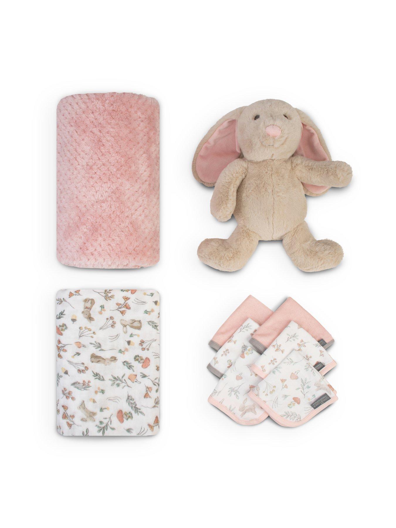 Image 2 of 6 of The Little Linen Company Little Linen Gift Set - Harvest Bunny
