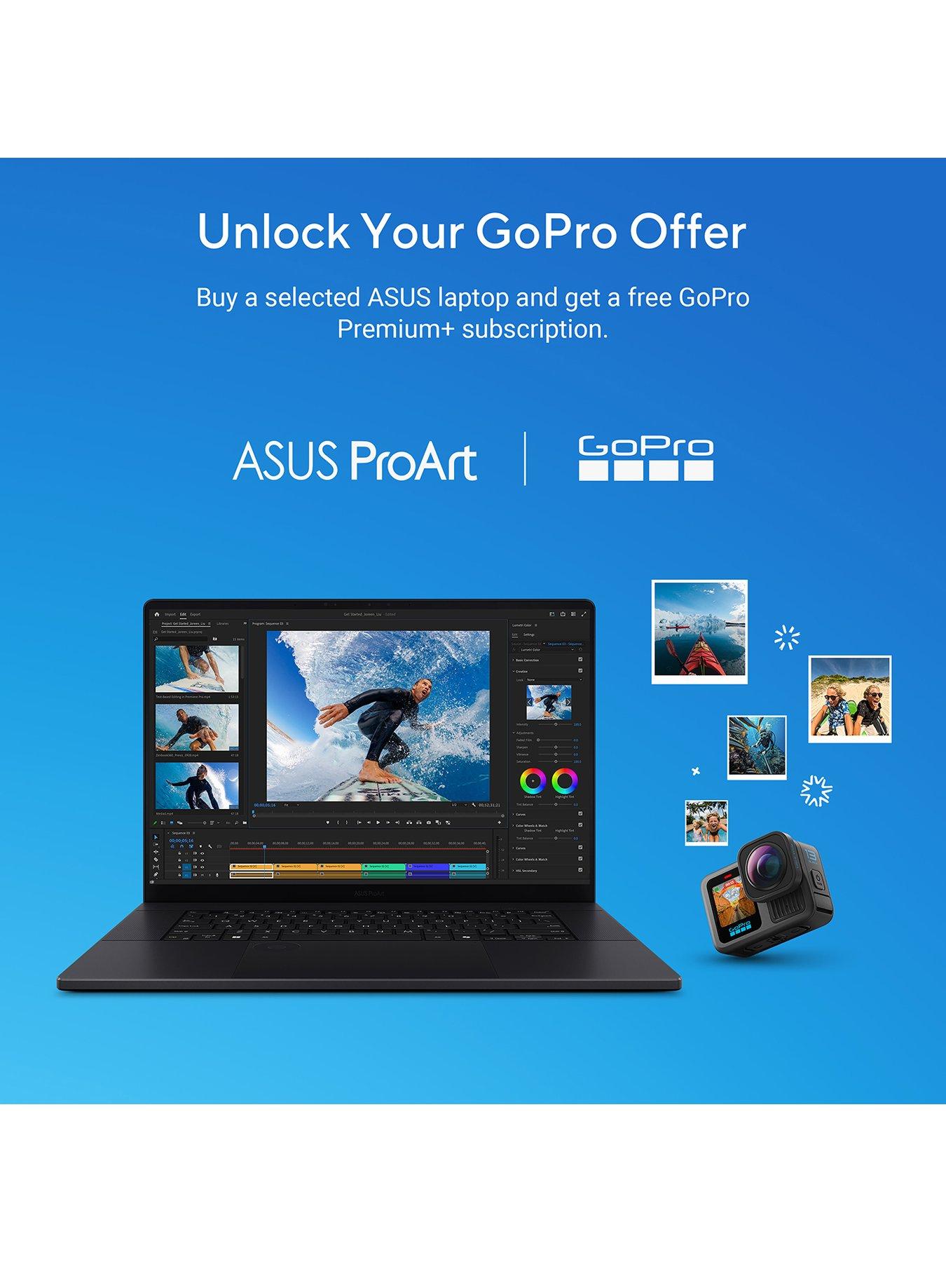 Image 6 of 7 of Asus ProArt P16 Copilot+ PC Laptop&nbsp;- 16in 4K OLED Touchscreen, AMD Ryzen AI 9,&nbsp;GeForce RTX 5090,&nbsp;64GB RAM, 4TB SSD - Black