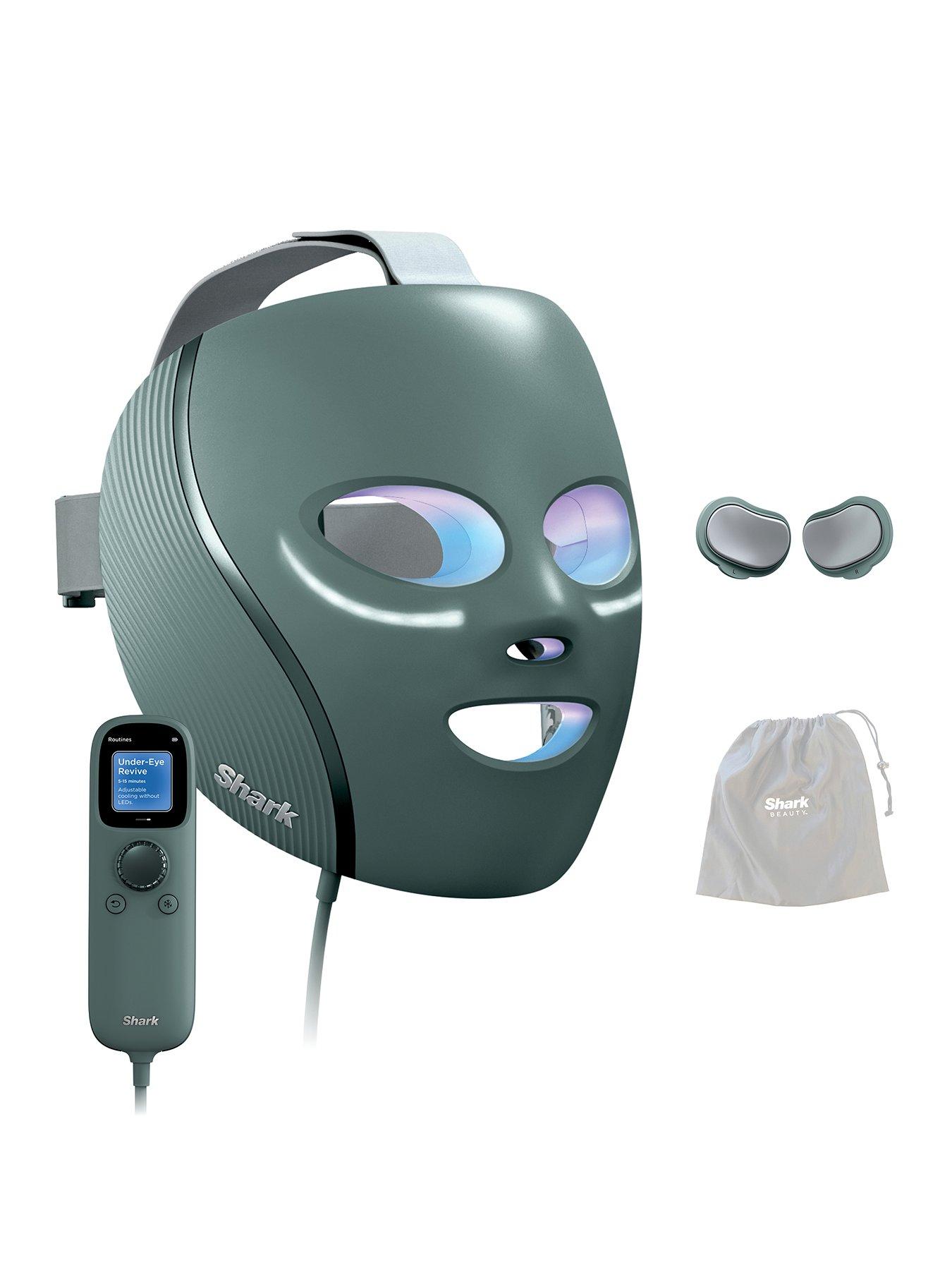 Image 1 of 7 of Shark CryoGlow Under-Eye Cooling &amp; LED Anti-Ageing &amp; Blemish Repair Mask - Frosted Sage