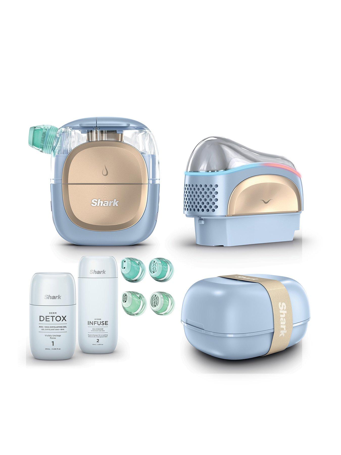Shark FacialPro Glow + Depuffi at home facial - Spa Blue