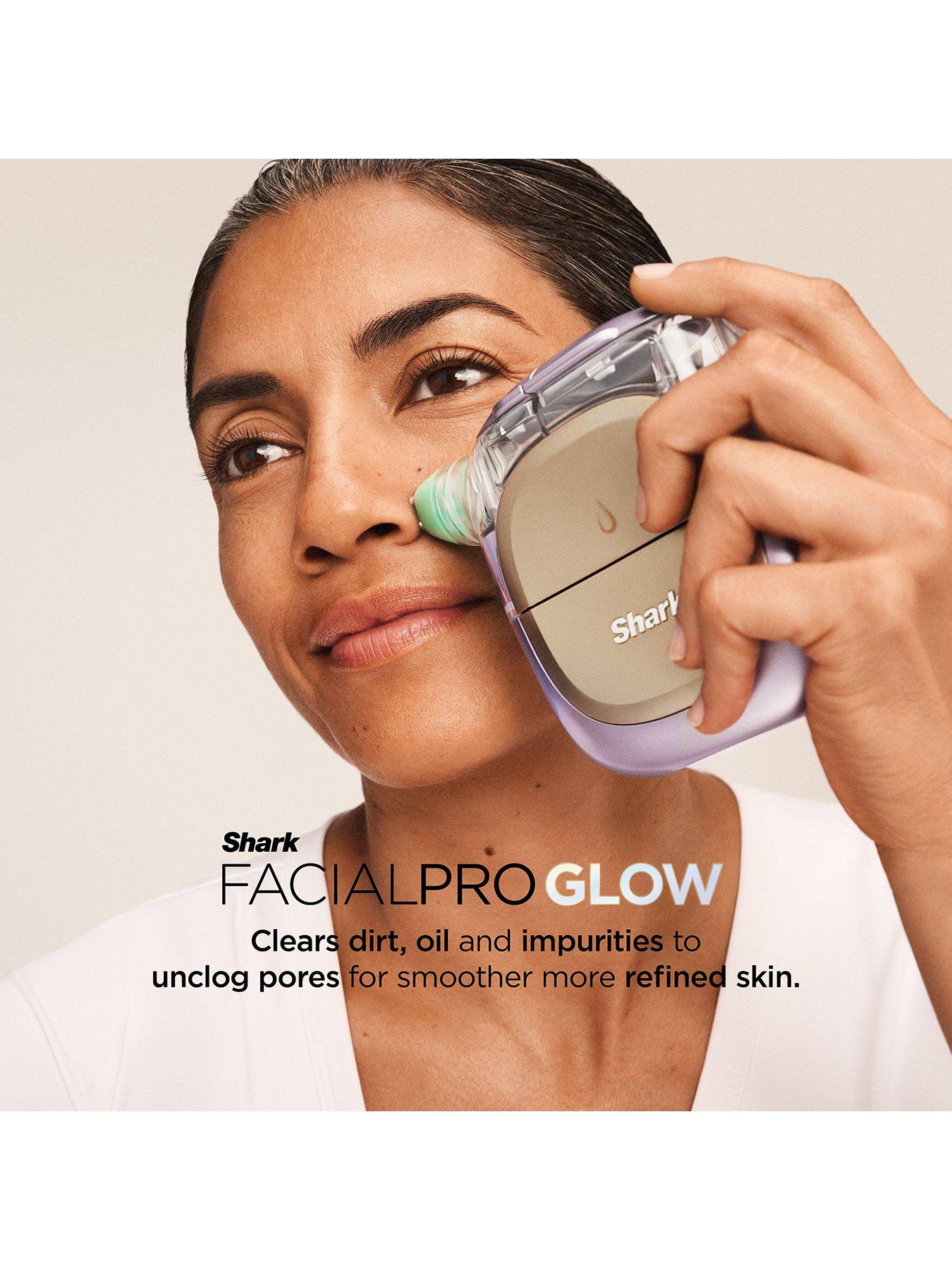 Image 2 of 6 of Shark FacialPro Glow + Depuffi At-home-facial - Spa Purple
