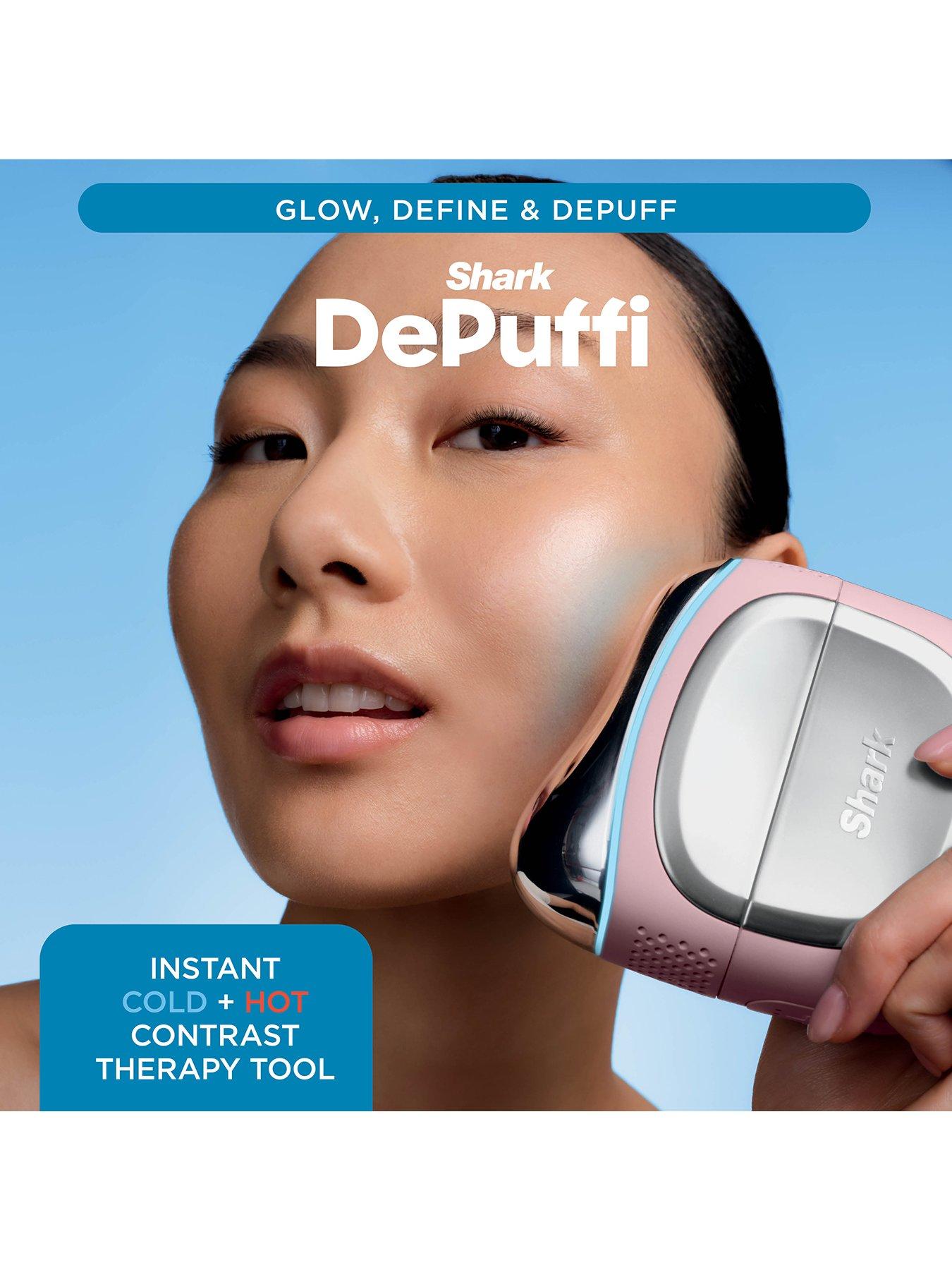 Image 5 of 7 of Shark Depuffi contrast therapy sculpting tool - Peony Pink