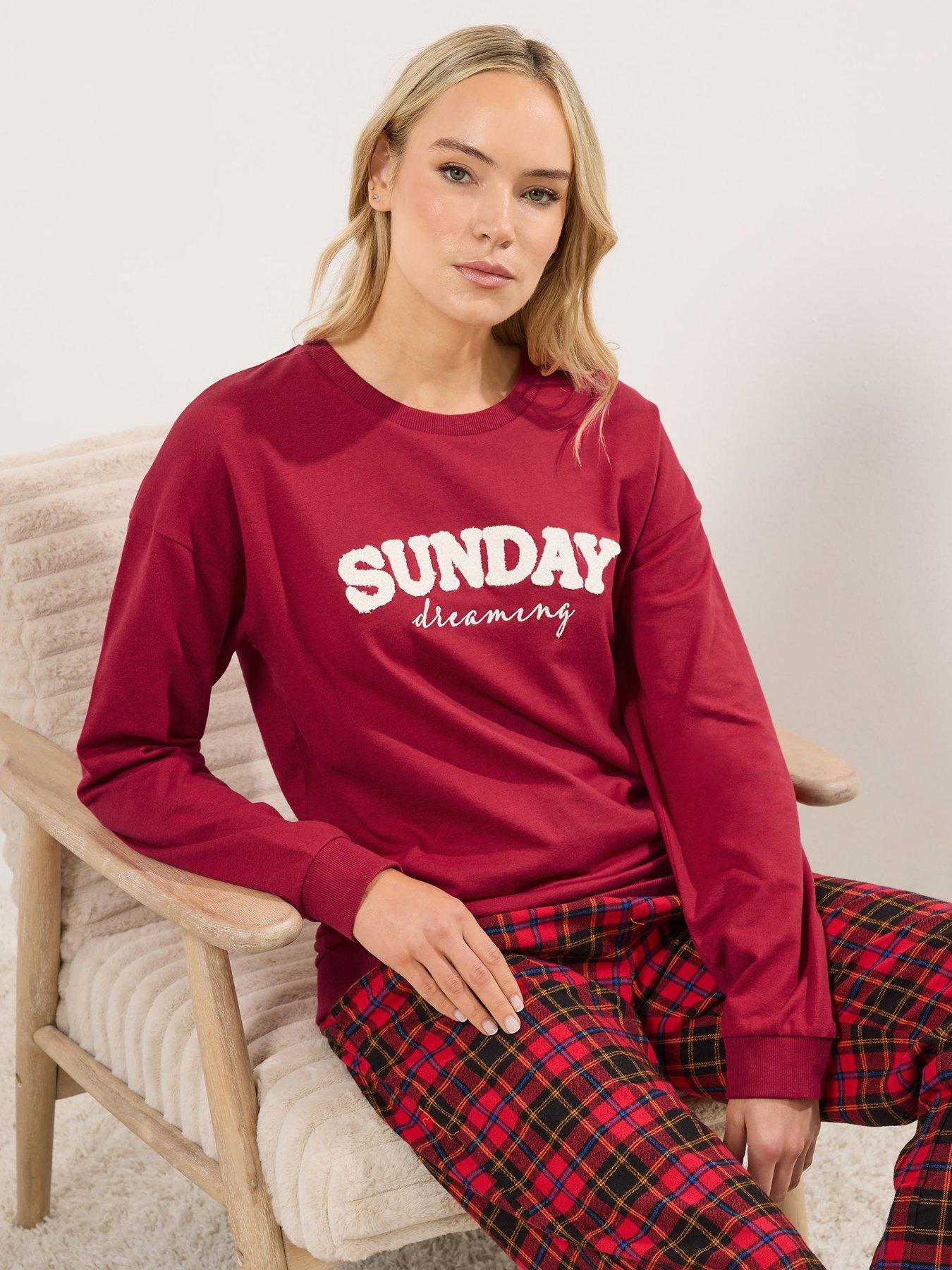 Long Tall Sally Sunday Dreaming Lounge Top - Red