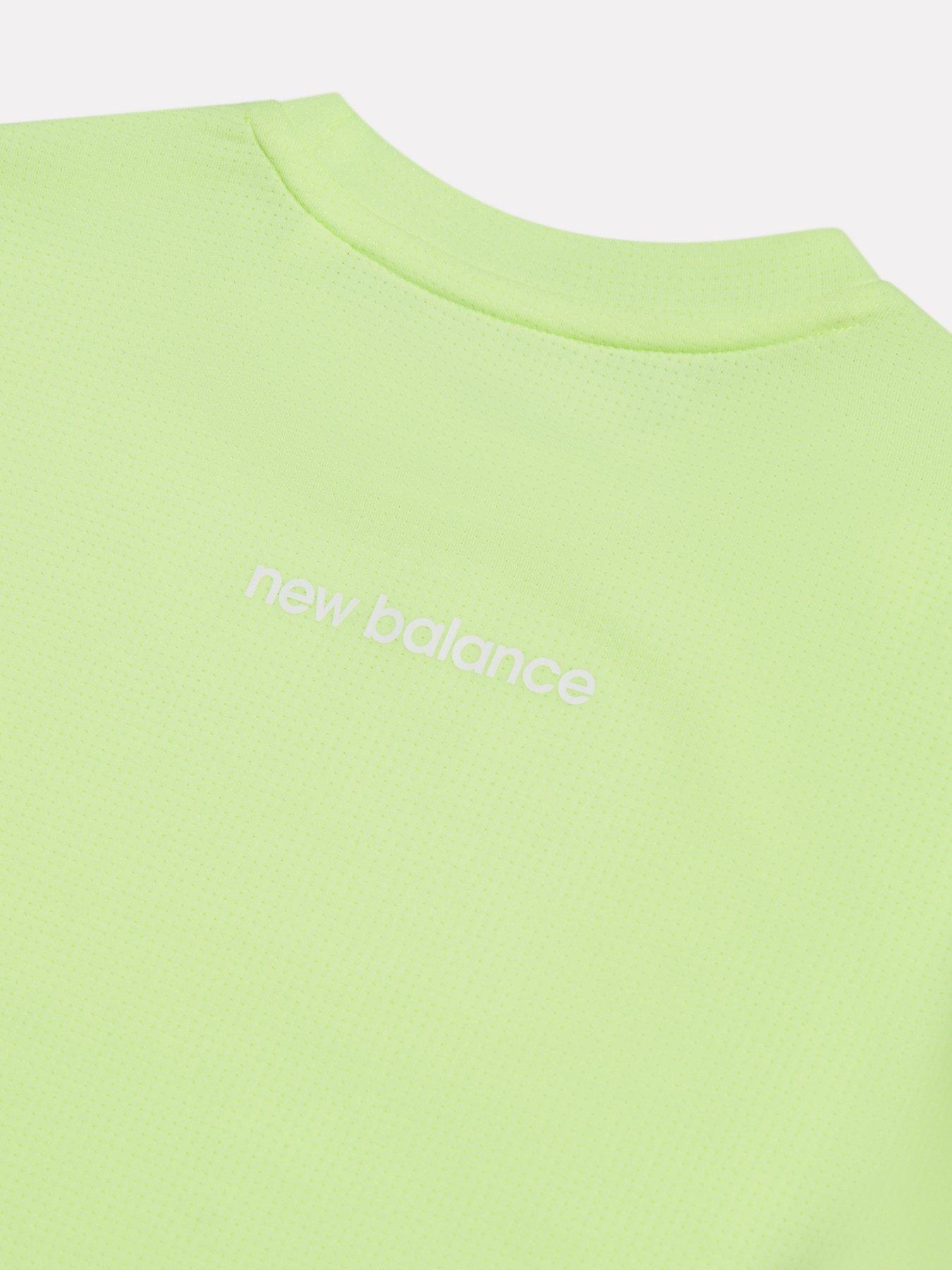 Image 3 of 4 of New Balance Junior Boys Athletic Tee - Yellow