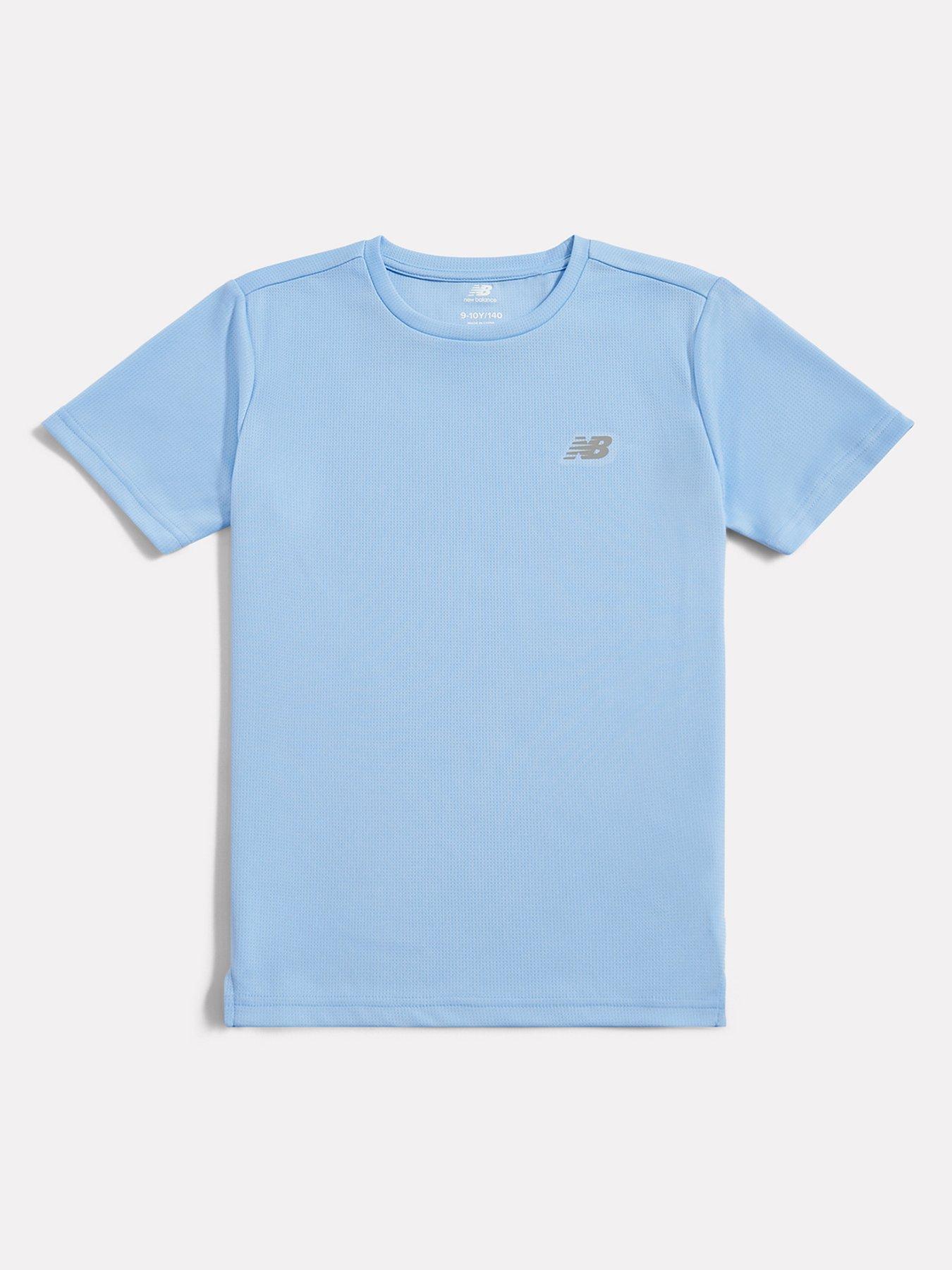 New Balance Junior Boys Athletic T-Shirt - Blue