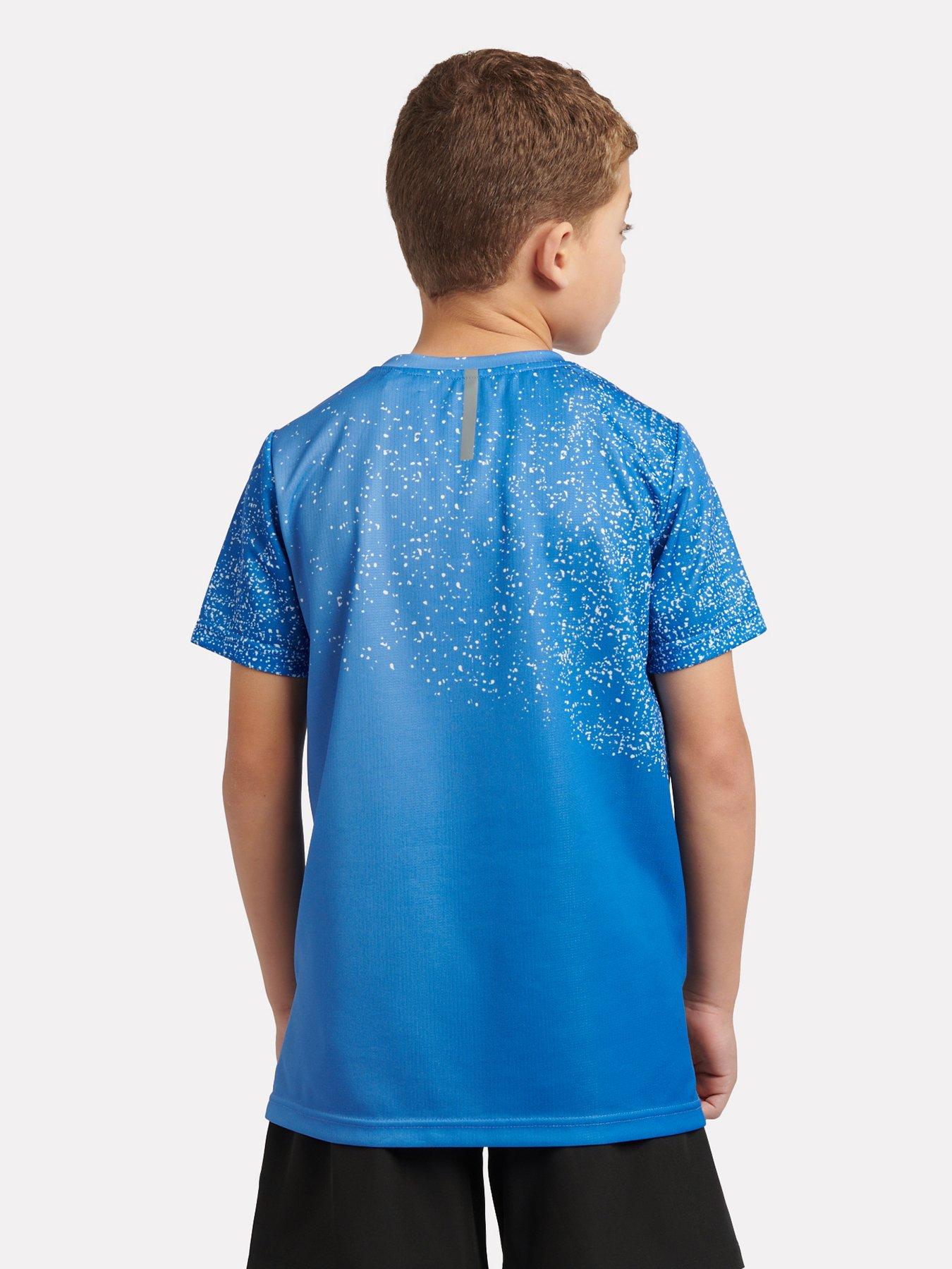 Image 3 of 6 of New Balance Junior Boys Athletic Tee - Blue