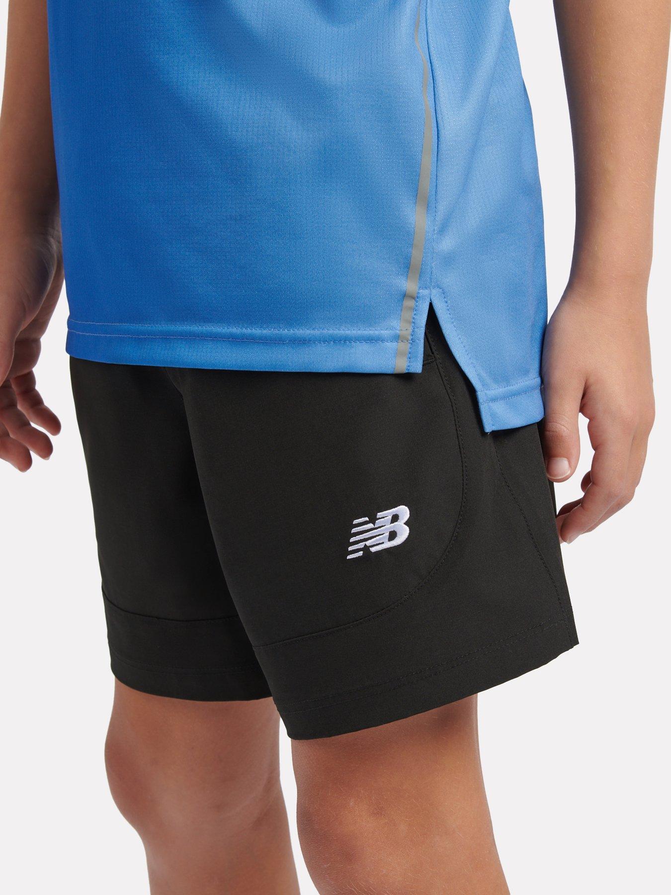 Image 6 of 6 of New Balance Junior Boys Athletic Tee - Blue