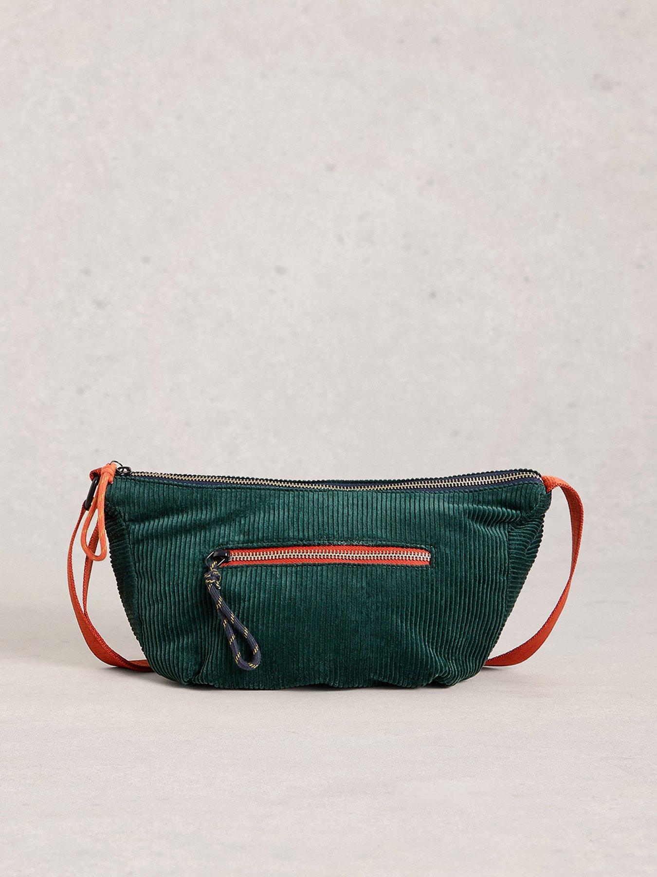 White Stuff Meadow Corduroy Bag - Green