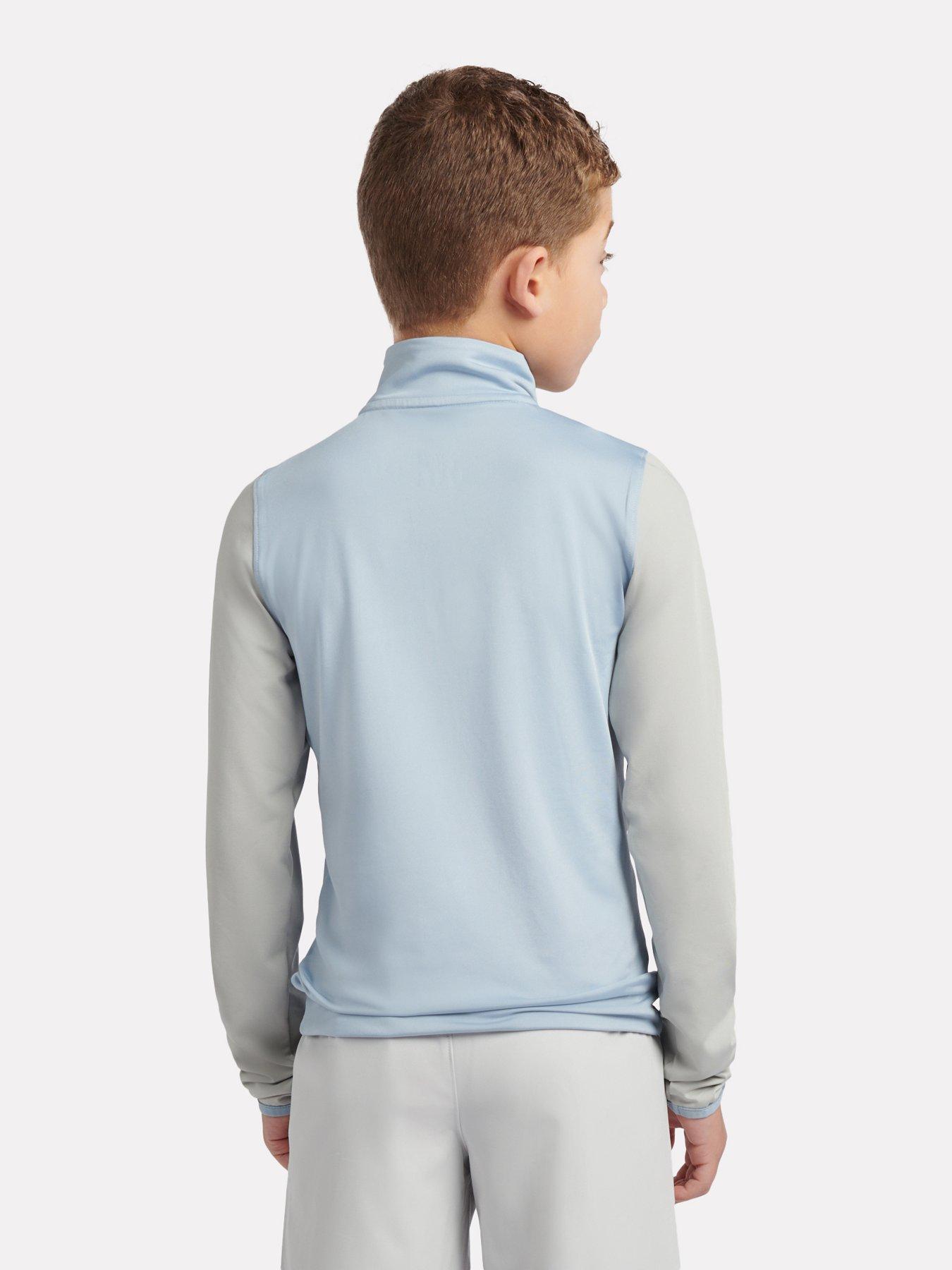 Image 2 of 7 of New Balance Junior Boys Athletic Quarter Zip - Grey
