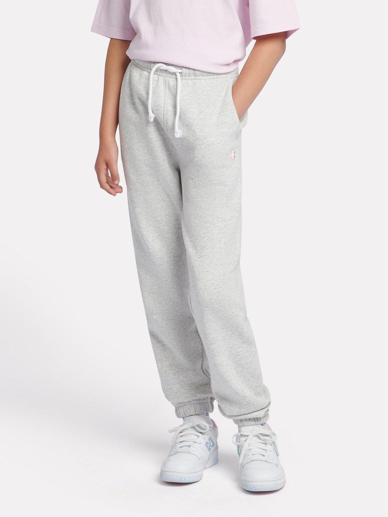 New Balance Junior Girls Flying Nb Joggers - Grey
