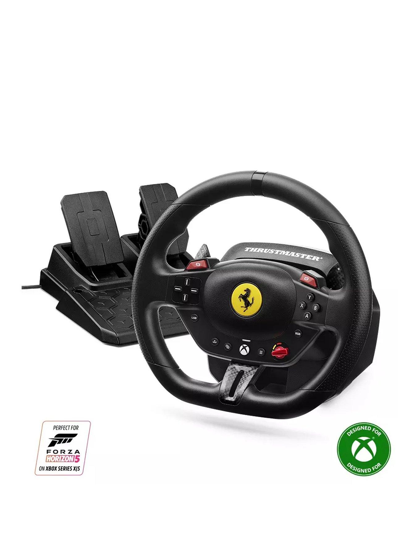 Image 1 of 7 of Thrustmaster T98-X Ferrari&nbsp;296 GTS Racing Wheel and Pedal Set