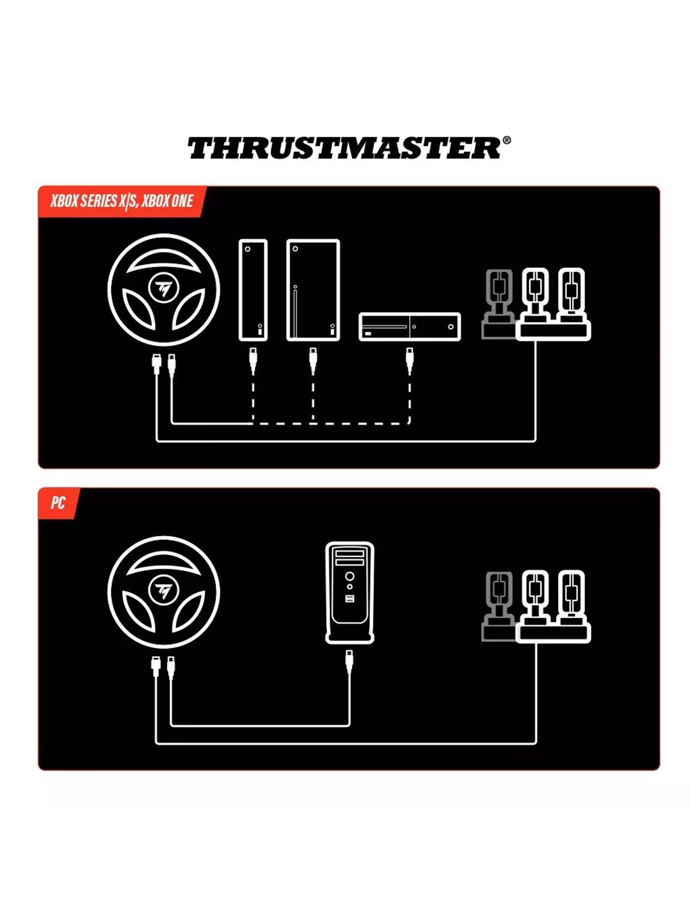 Image 6 of 7 of Thrustmaster T98-X Ferrari&nbsp;296 GTS Racing Wheel and Pedal Set