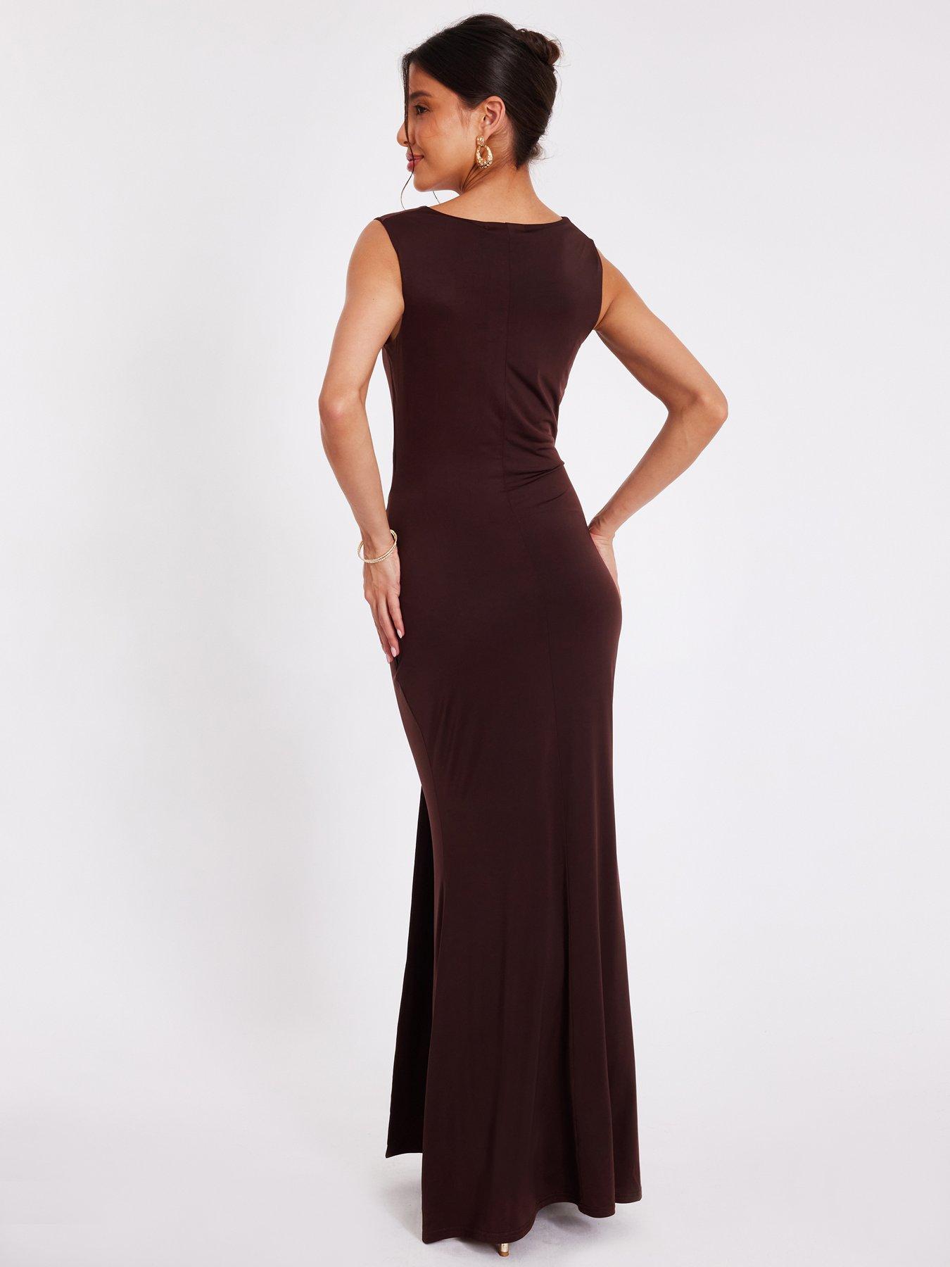 strapless dress with neck scarf Kiesha Mini Size:Plus size employee-women-accessories-belts Western Dress (plus Size)