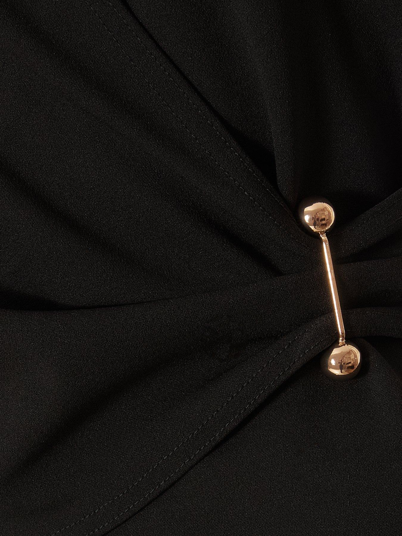 quiz-black-v-neck-wrap-top-very