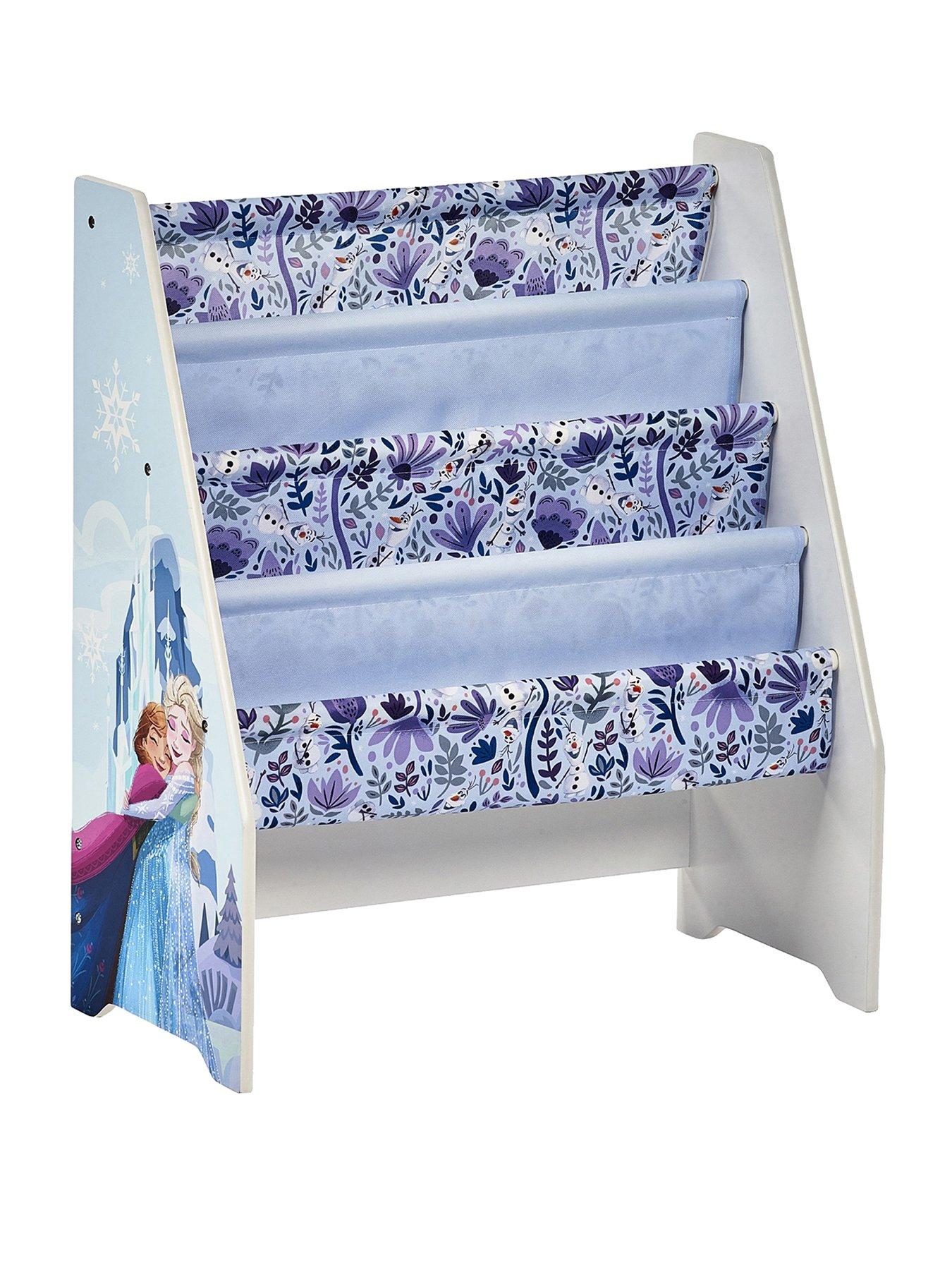 Image 2 of 6 of Disney Frozen Wooden Book Rack - Easy Assembly Kids' Bookshelf - Durable Organizer for Children's Books - Ideal for Bedrooms &amp; Playrooms