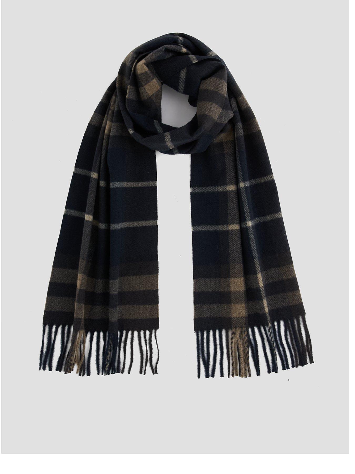 Mango Oxford Scarf - Navy