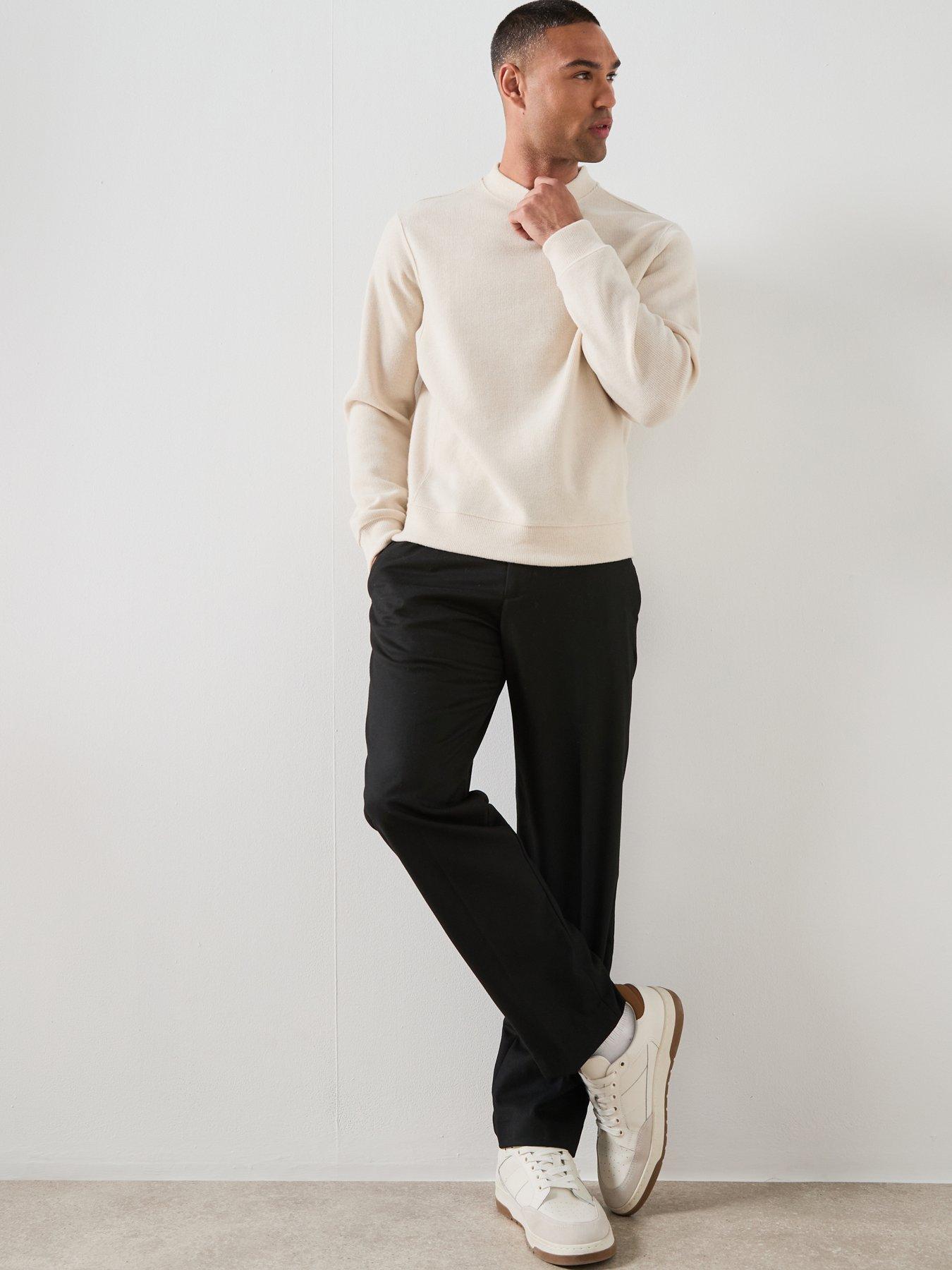 Image 6 of 6 of Mango Dover Trousers - Black