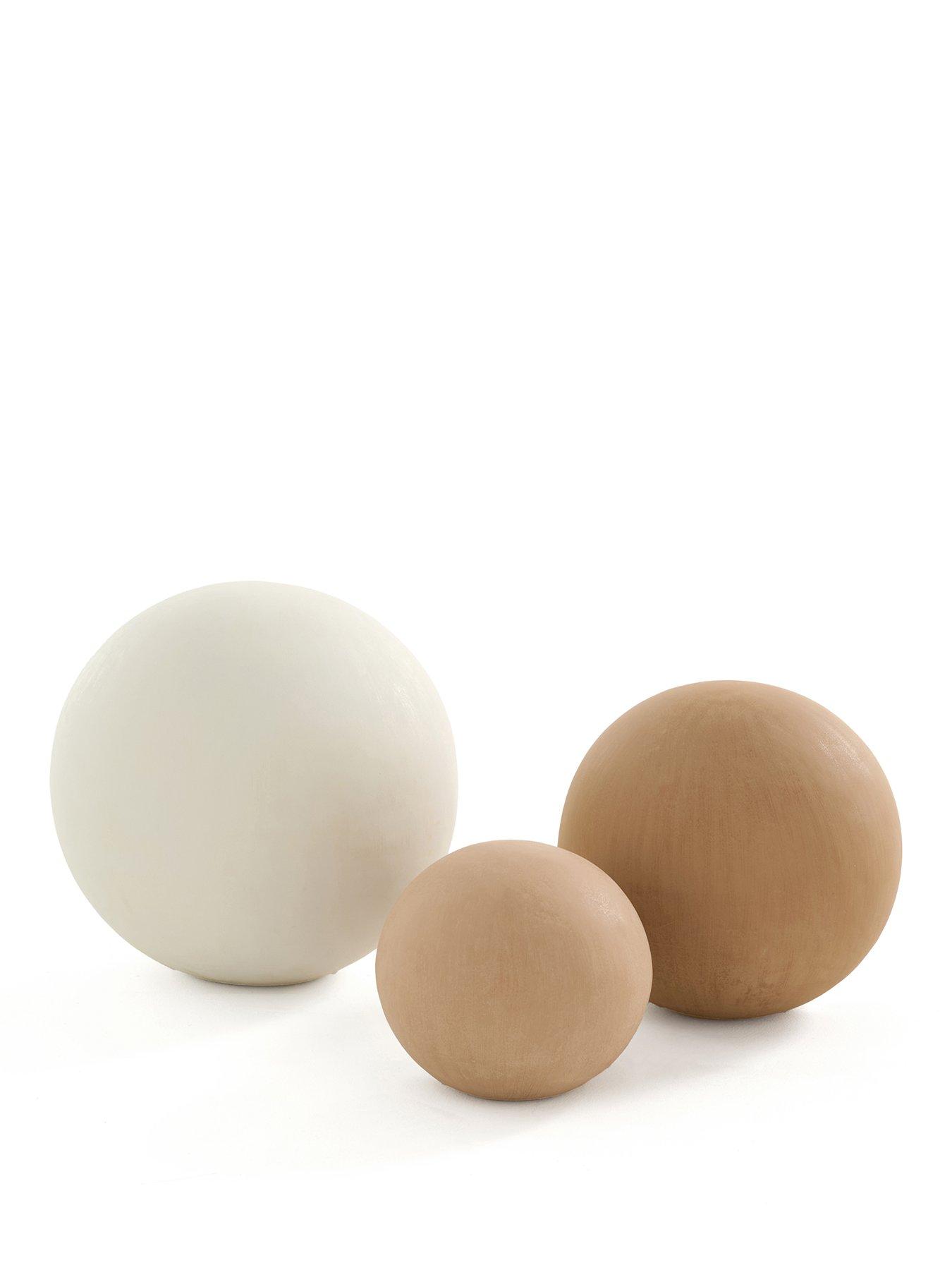 Image 2 of 5 of The Very Collection Set Of 3 Decorative Balls - Earthy