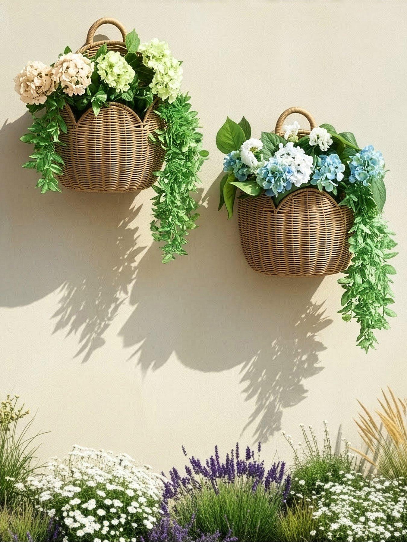 The Very Collection Set 2 Scalloped Wall Planters